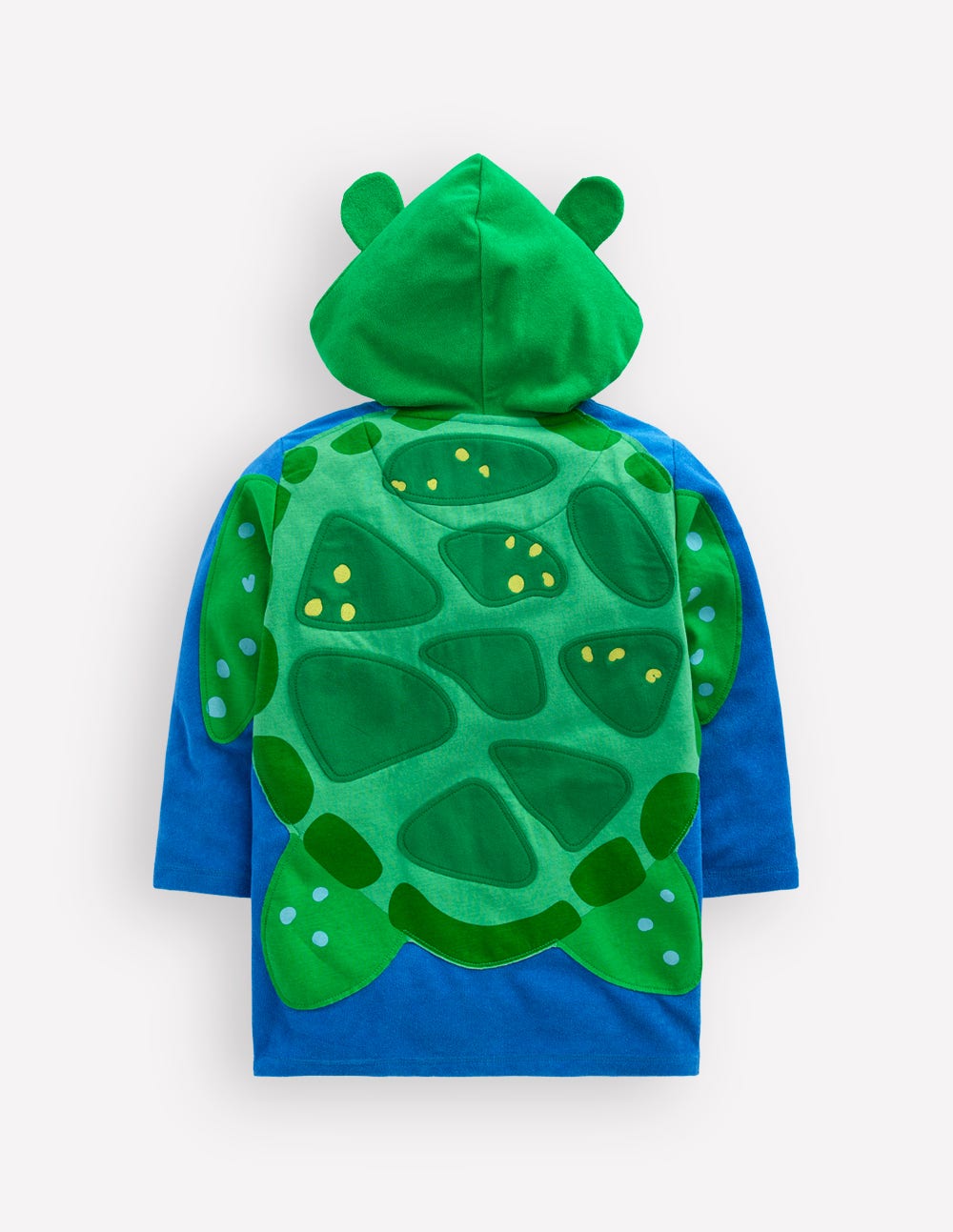 Fun Towelling Zip-up Throw On-Turtle - Image 2