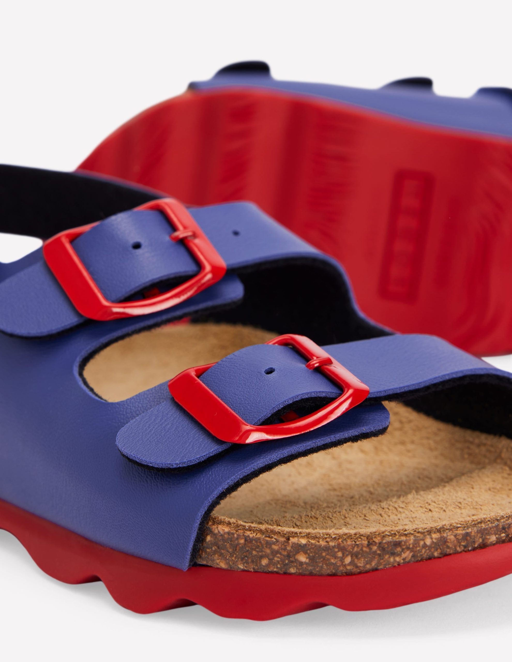 Colourblock Sandals-Medieval Blue - Image 3