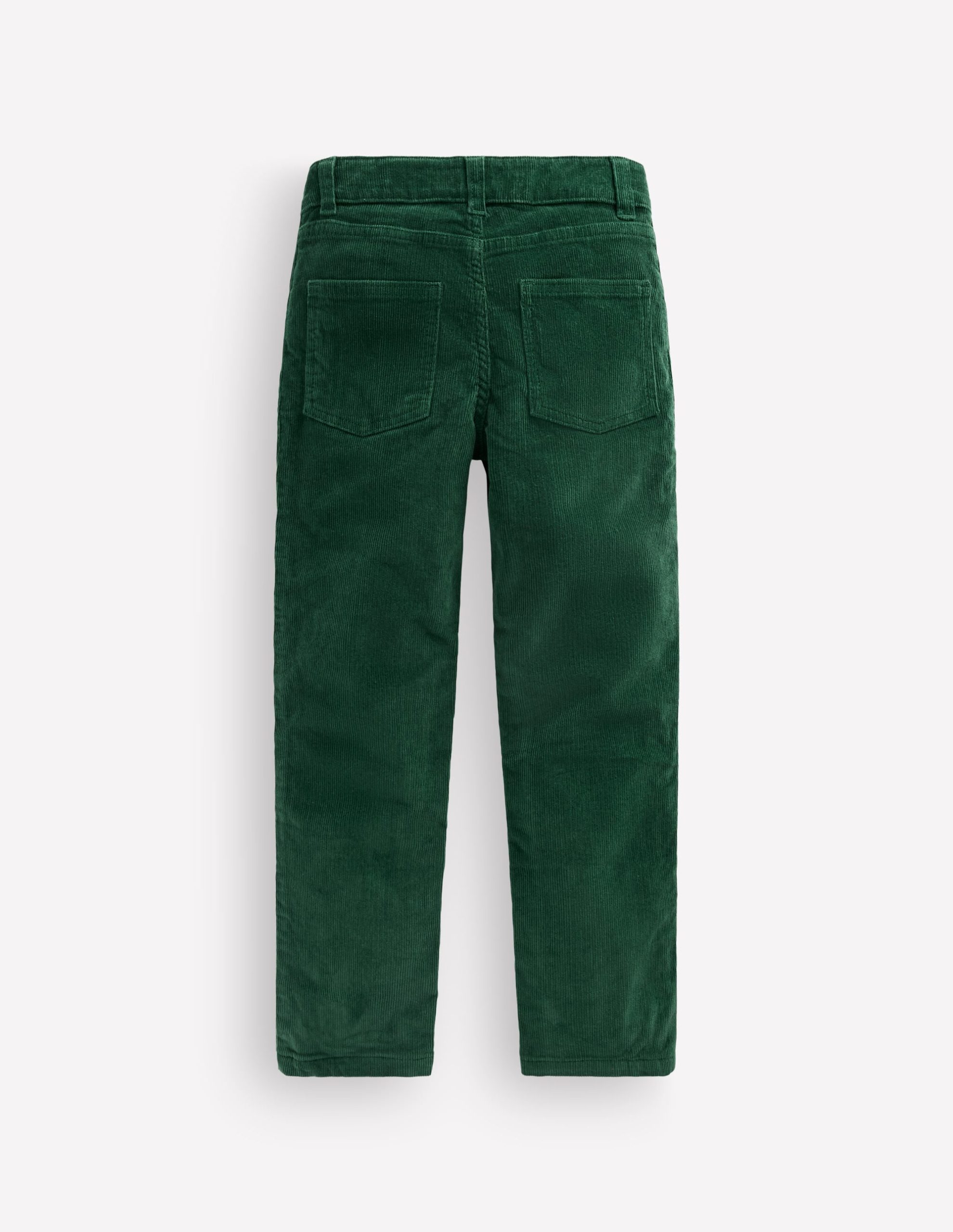 Classic Slim Cord Pants-Dark Green - Image 3