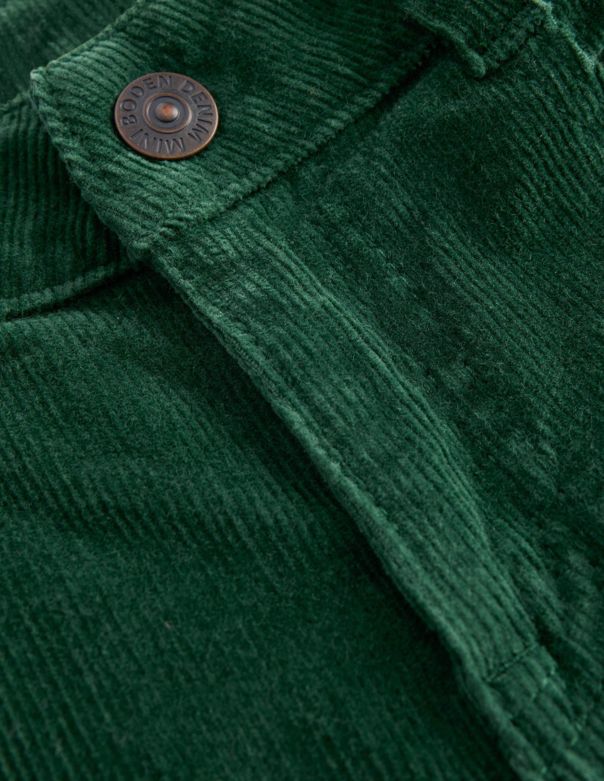 Classic Slim Cord Pants-Dark Green - Image 4