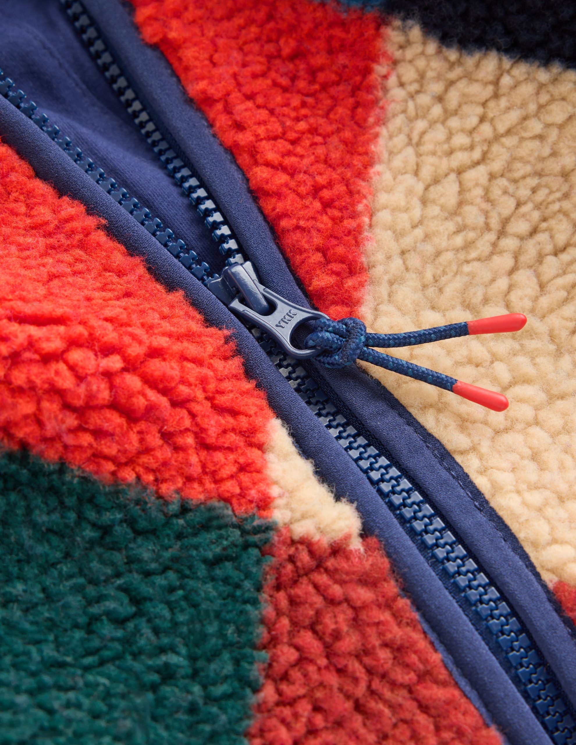 Cosy Borg Jacket-Argyle - Image 3