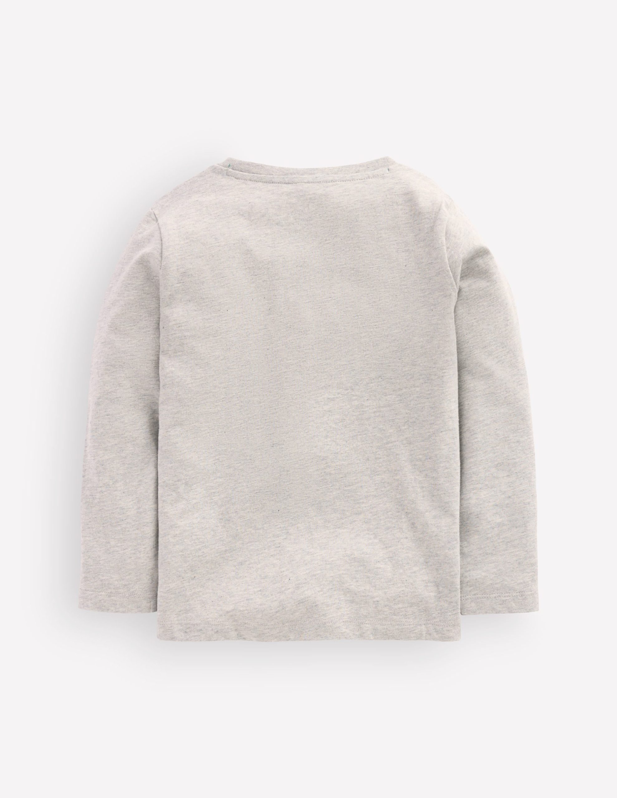 Superstitch Long Sleeve Top-Grey Marl Scenic Bear - Image 2