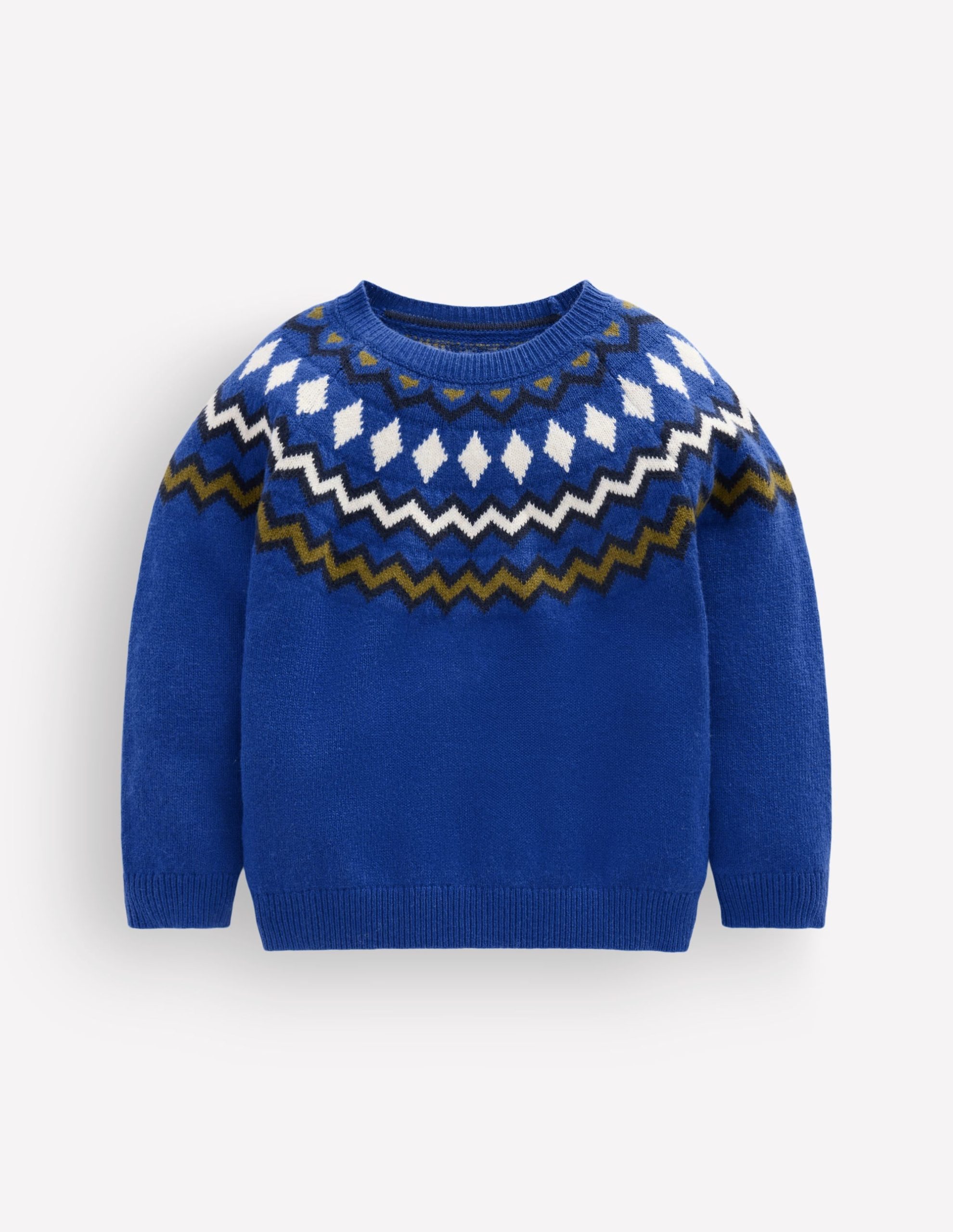 Fair Isle Jumper-Blue
