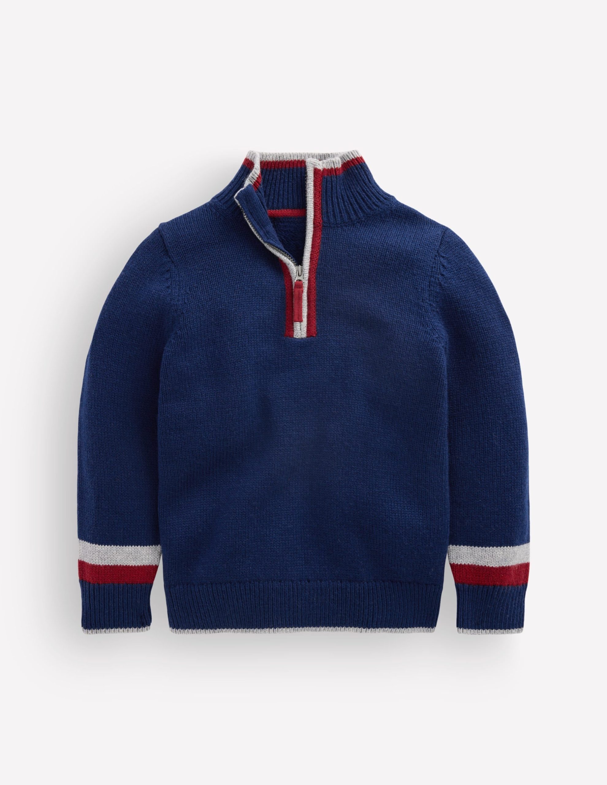 Heritage Half-Zip Sweater-Navy