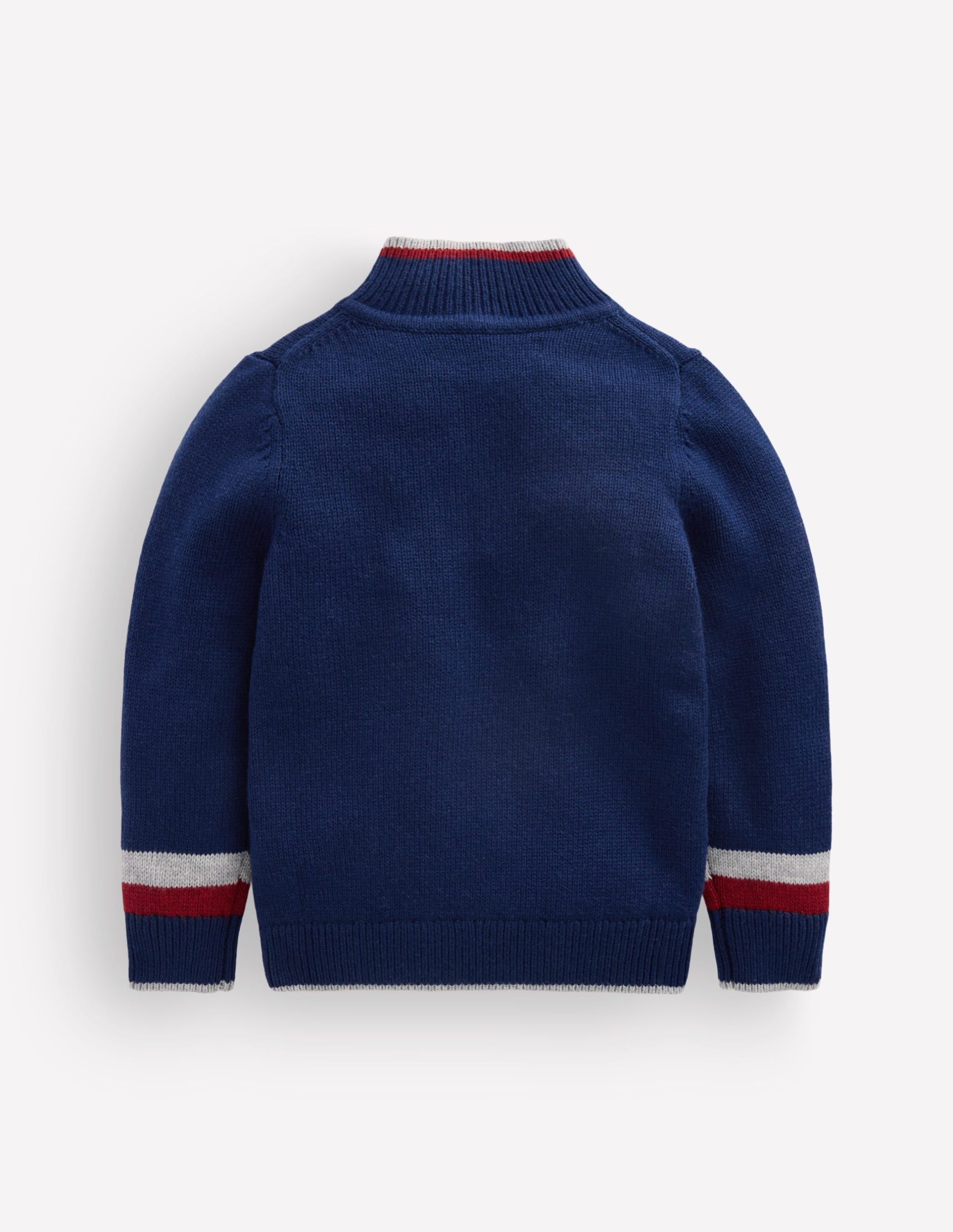 Heritage Half-Zip Sweater-Navy - Image 2