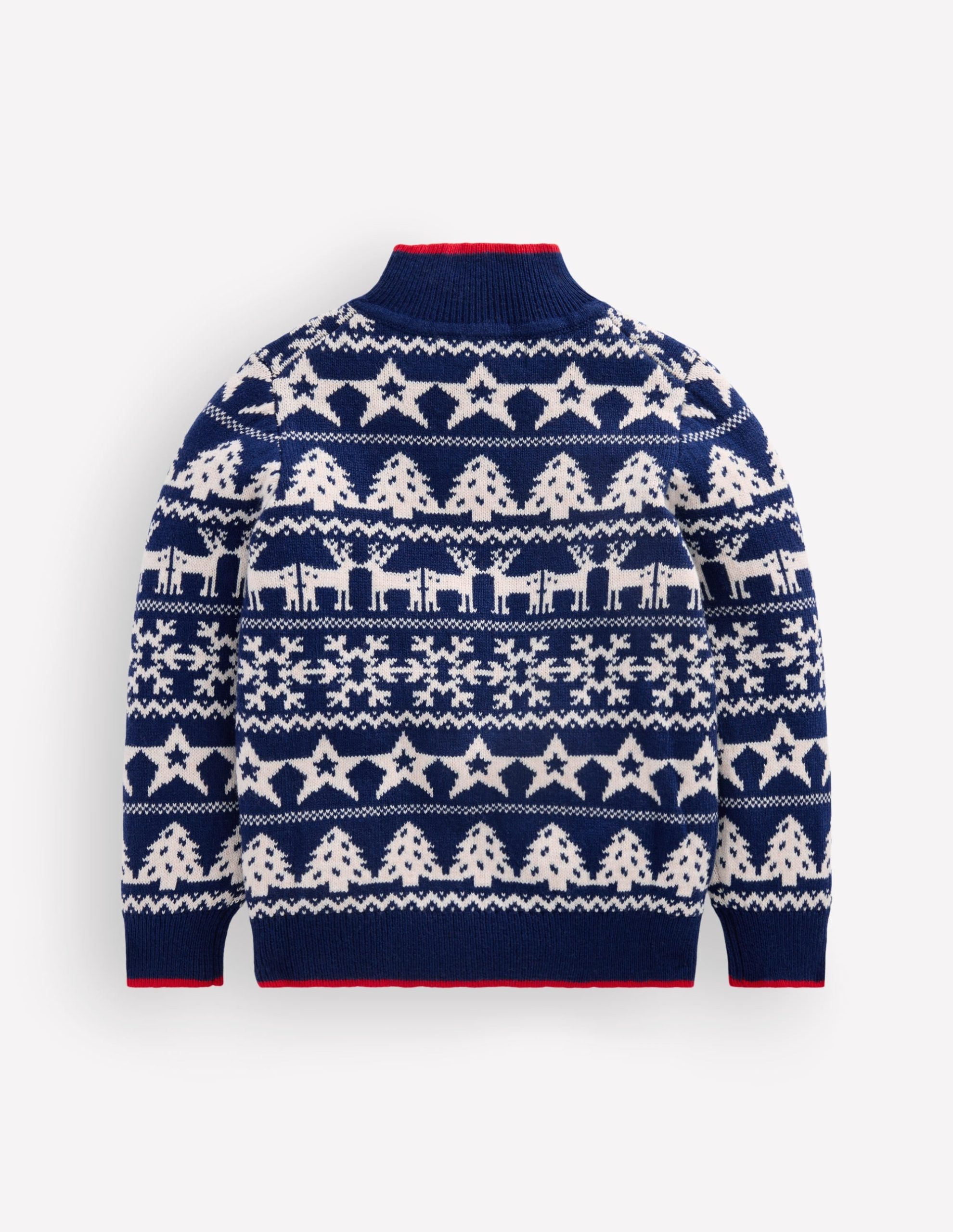 Heritage Half-Zip Sweater-Festive - Image 2
