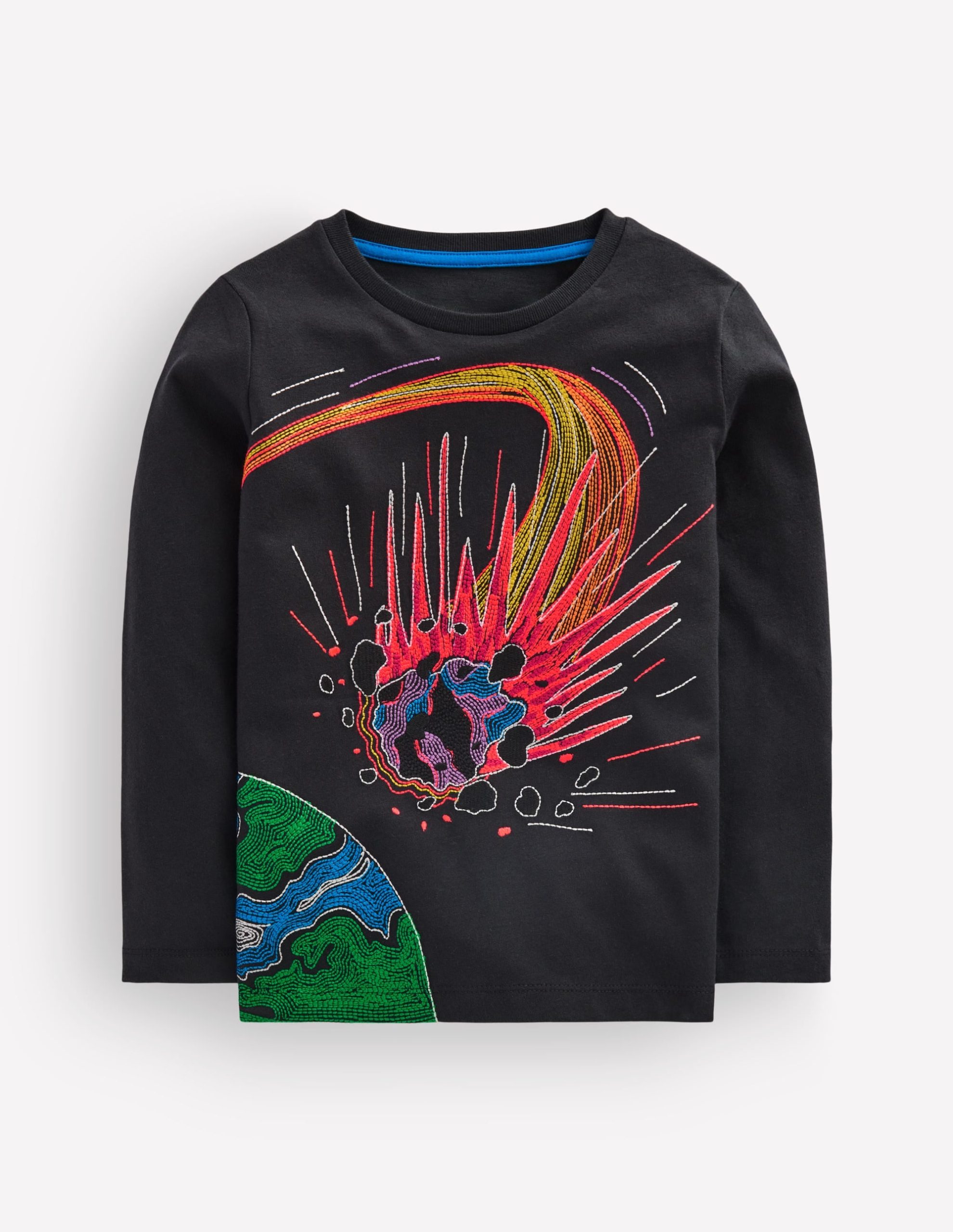 Glow Superstitch T-shirt-PHANTOM COMET - Image 2