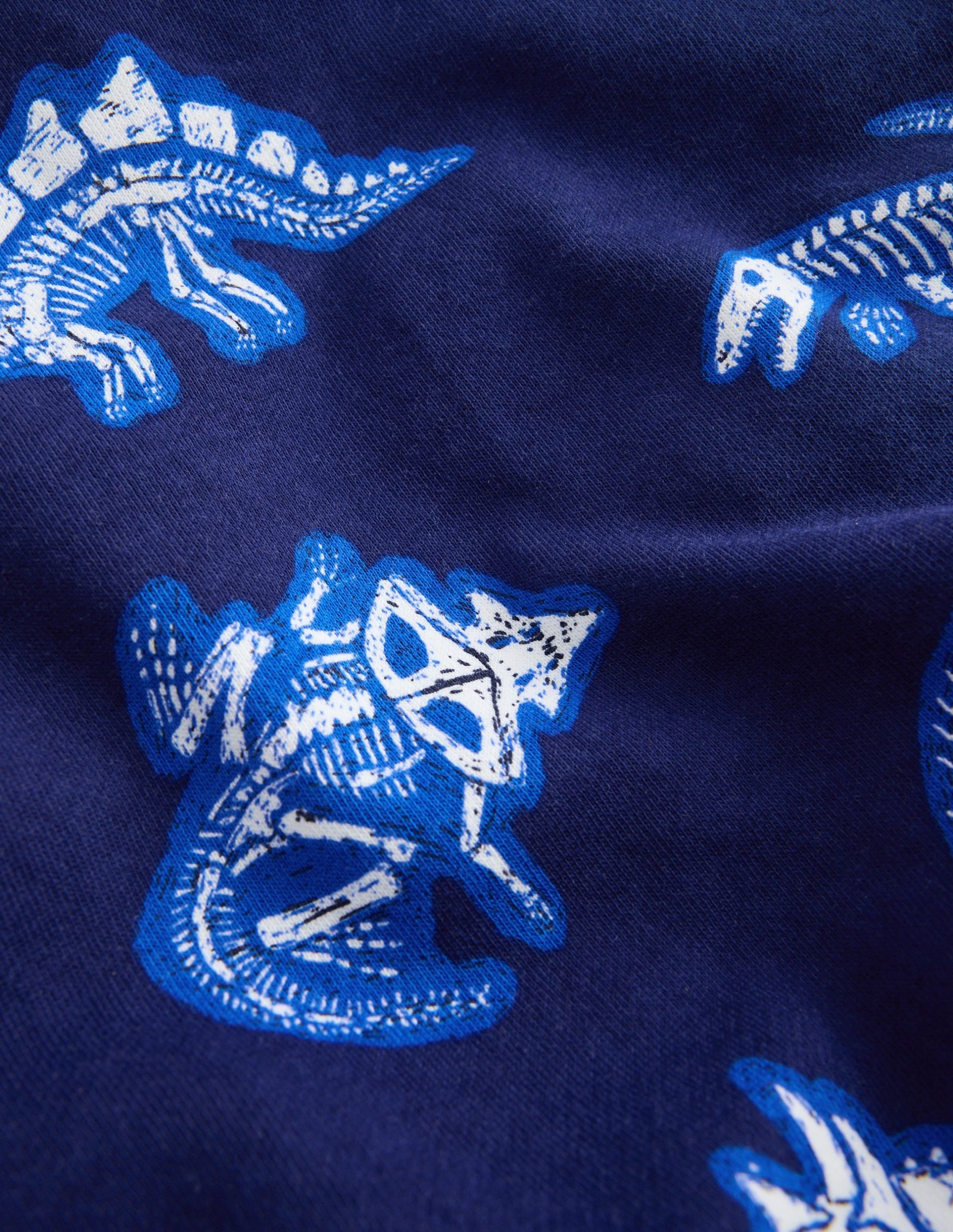 Glow-In-The-Dark Sweatshirt-College Navy Dino - Image 3
