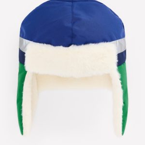 All Weather Hat-Sapphire Blue Colour Block