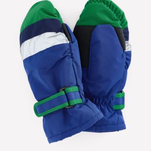 All Weather Mittens-Sapphire Blue Colour Block