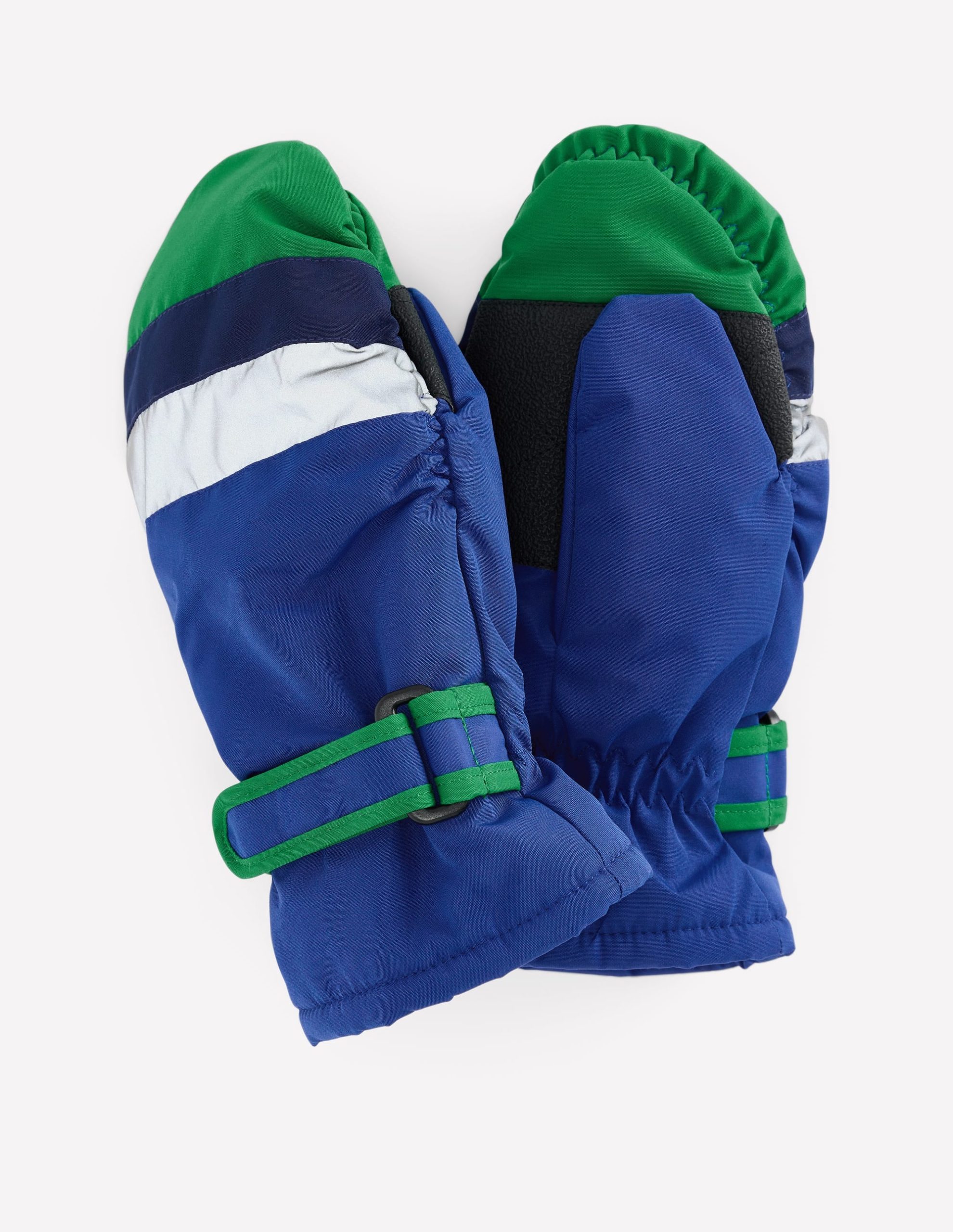 All Weather Mittens-Sapphire Blue Colour Block