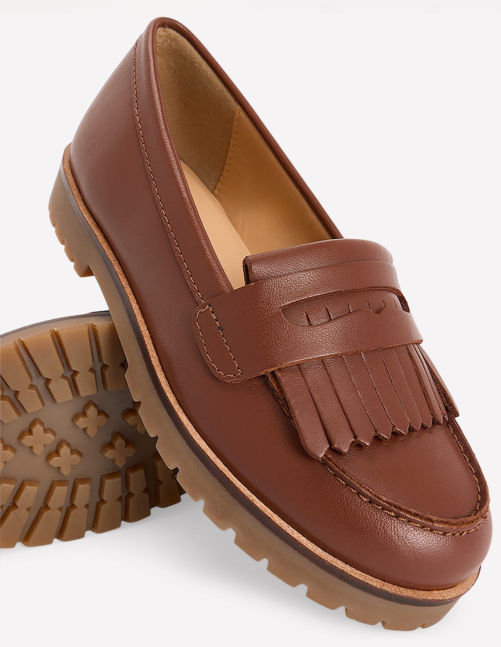 Chunky Loafer-Tan - Image 3