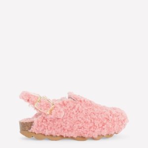 Cosy Borg Slippers-Pink