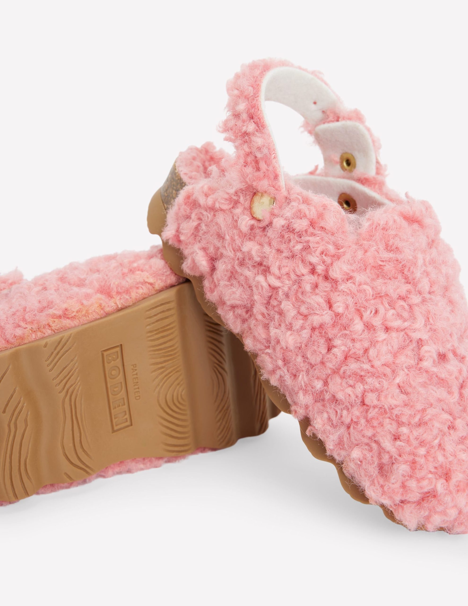 Cosy Borg Slippers-Pink - Image 3