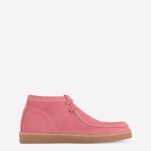Suede Moccasin Shoe-Vintage Rose