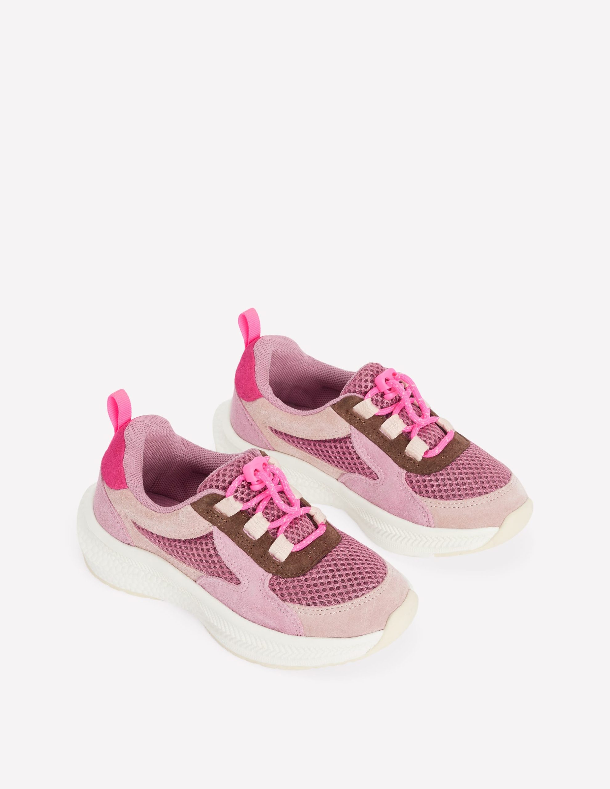 Pink Sporty Trainers-Pink Heather - Image 2