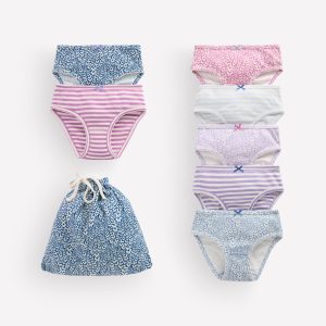 7-Pack Underwear-Purple Butterflies