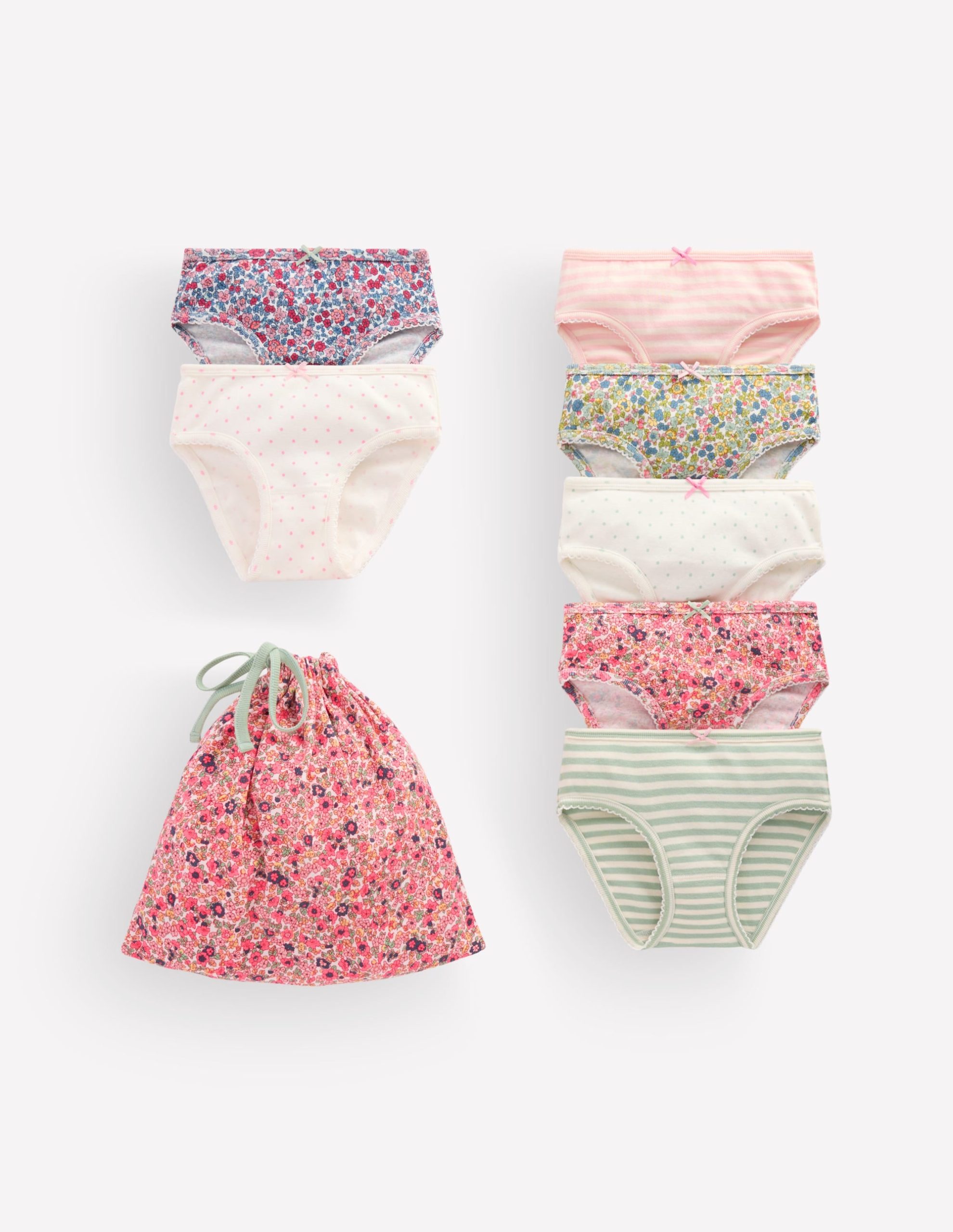 7-Pack Underwear-Forget Me Not Flowerbed