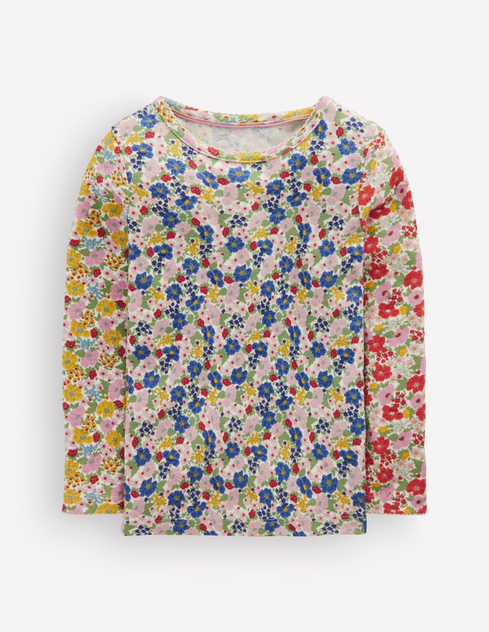 Long Sleeve Pointelle Top-Hotchpotch Floral