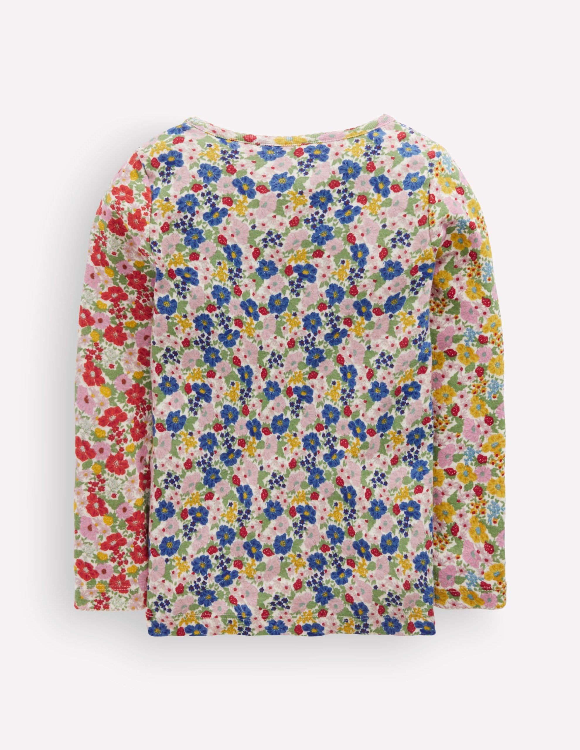 Long Sleeve Pointelle Top-Hotchpotch Floral - Image 2