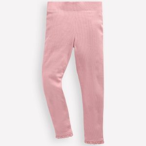 Ribbed Leggings-Vintage Pink
