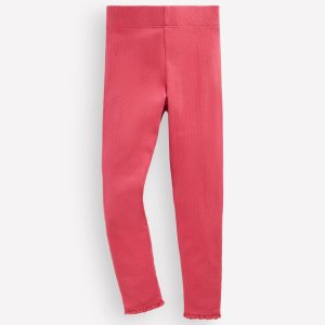 Ribbed Leggings-Winter Blush