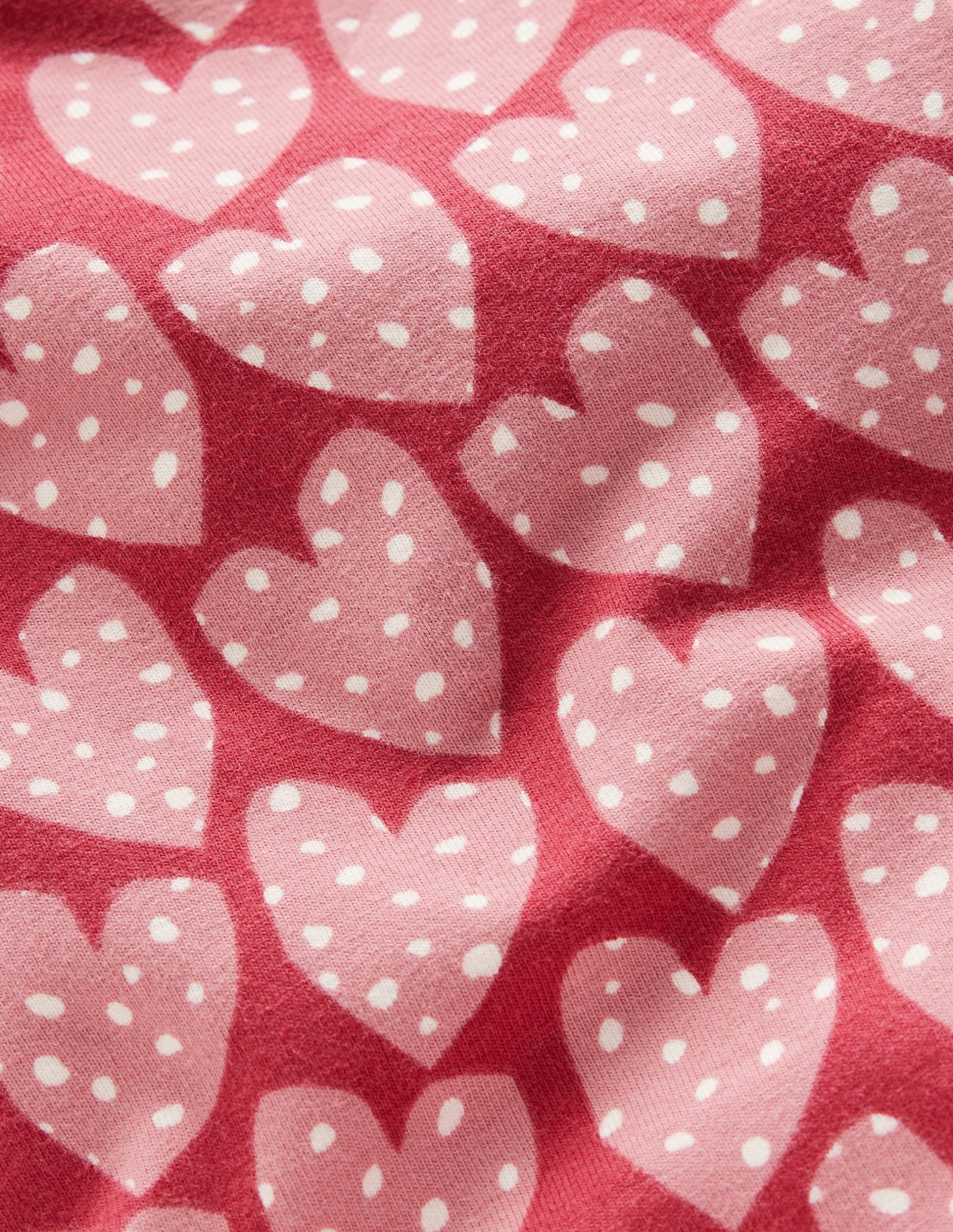 Fun Leggings-Red Earth Spotty Hearts - Image 3