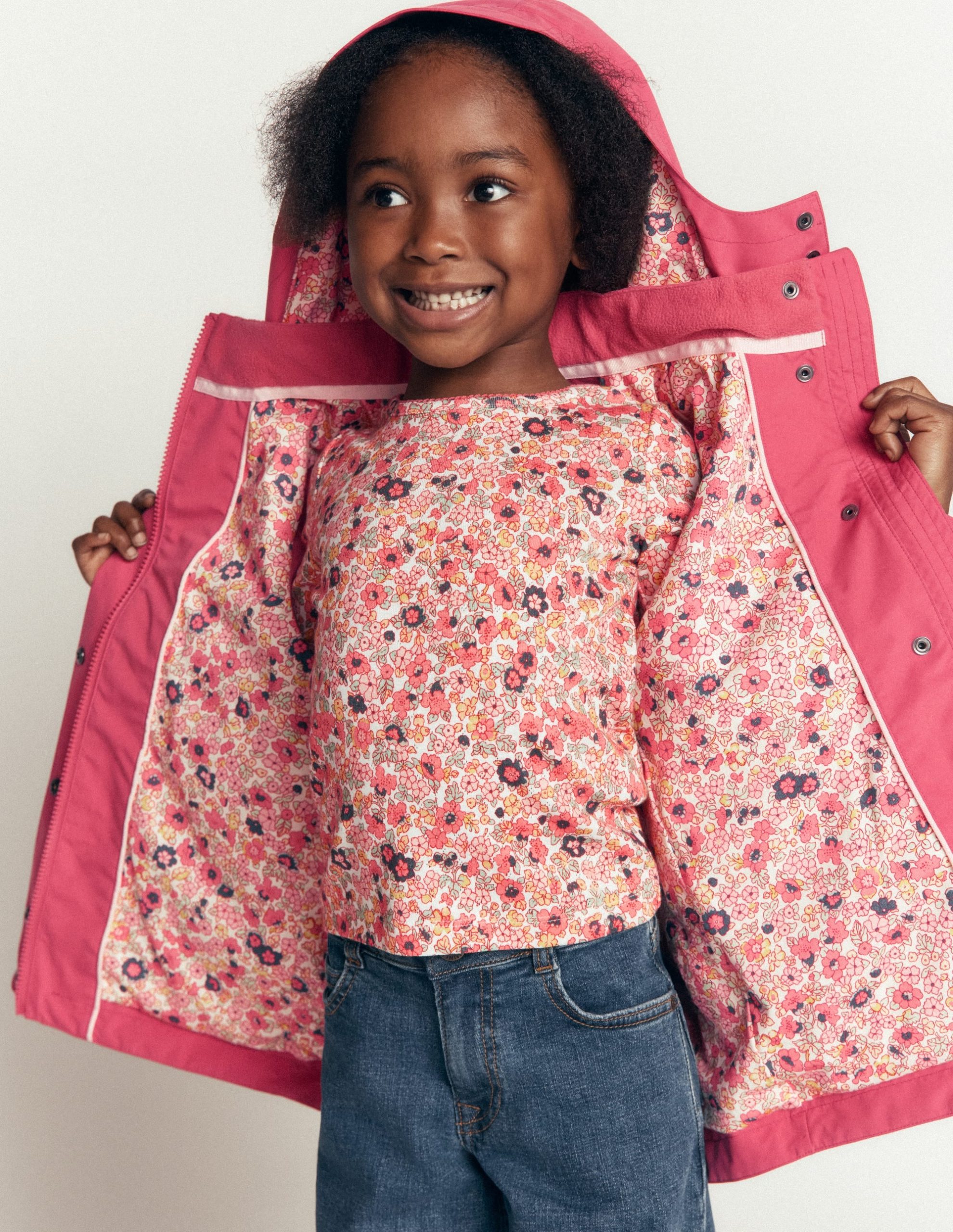 Waterproof Fisherman's Jacket-Vintage Rose - Image 3