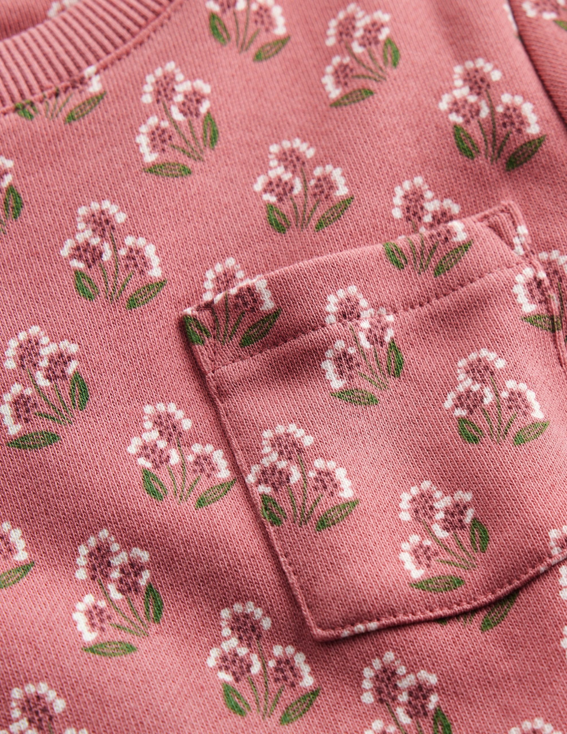 Minna Sweatshirt Dress-Pink Floral - Image 3