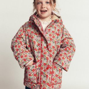 Sherpa Lined Anorak-Soft Cream Garden Flowerbed