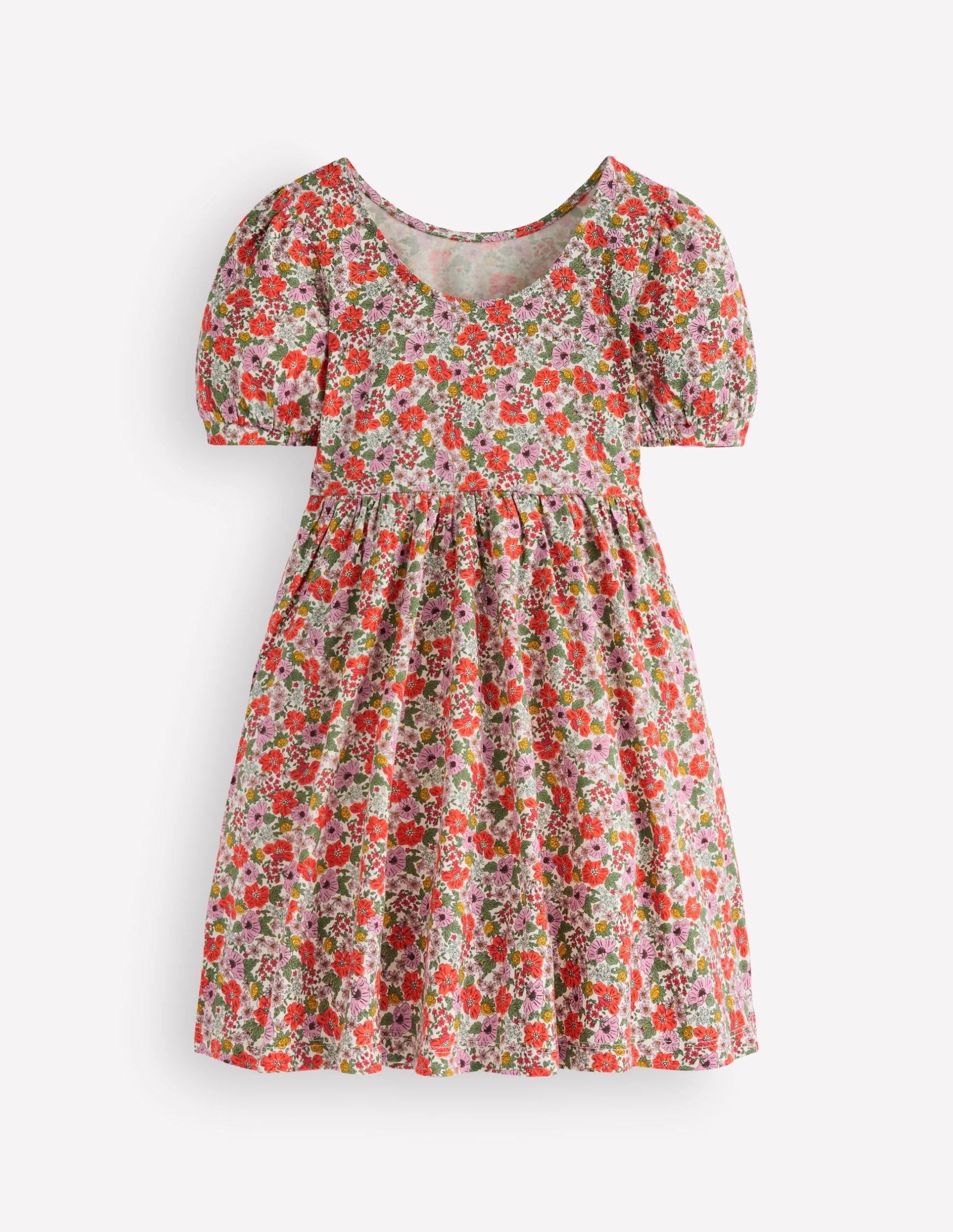 Ballerina Jersey Dress-Multi Floral - Image 2
