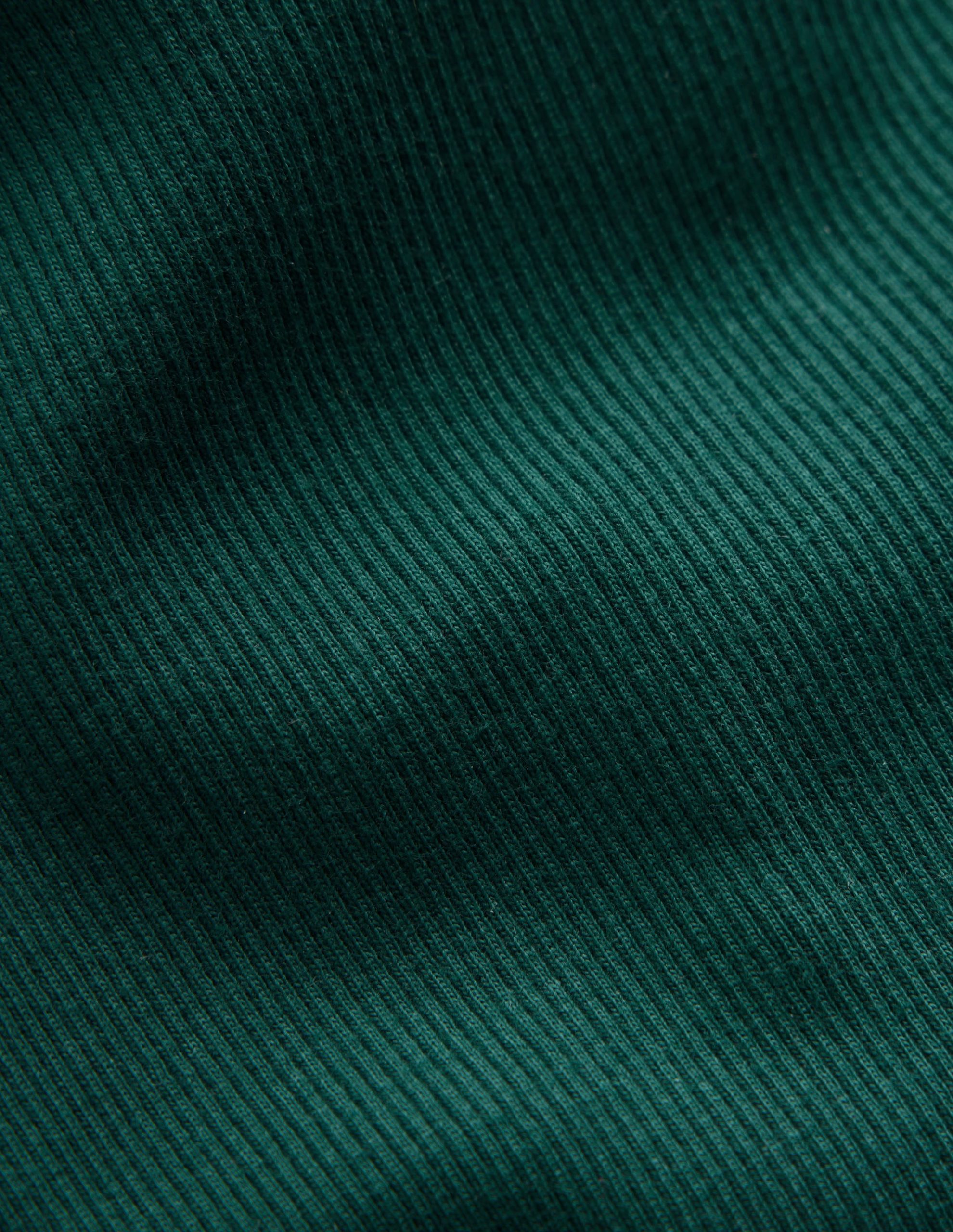 Ribbed Flared Leggings-Green - Image 3