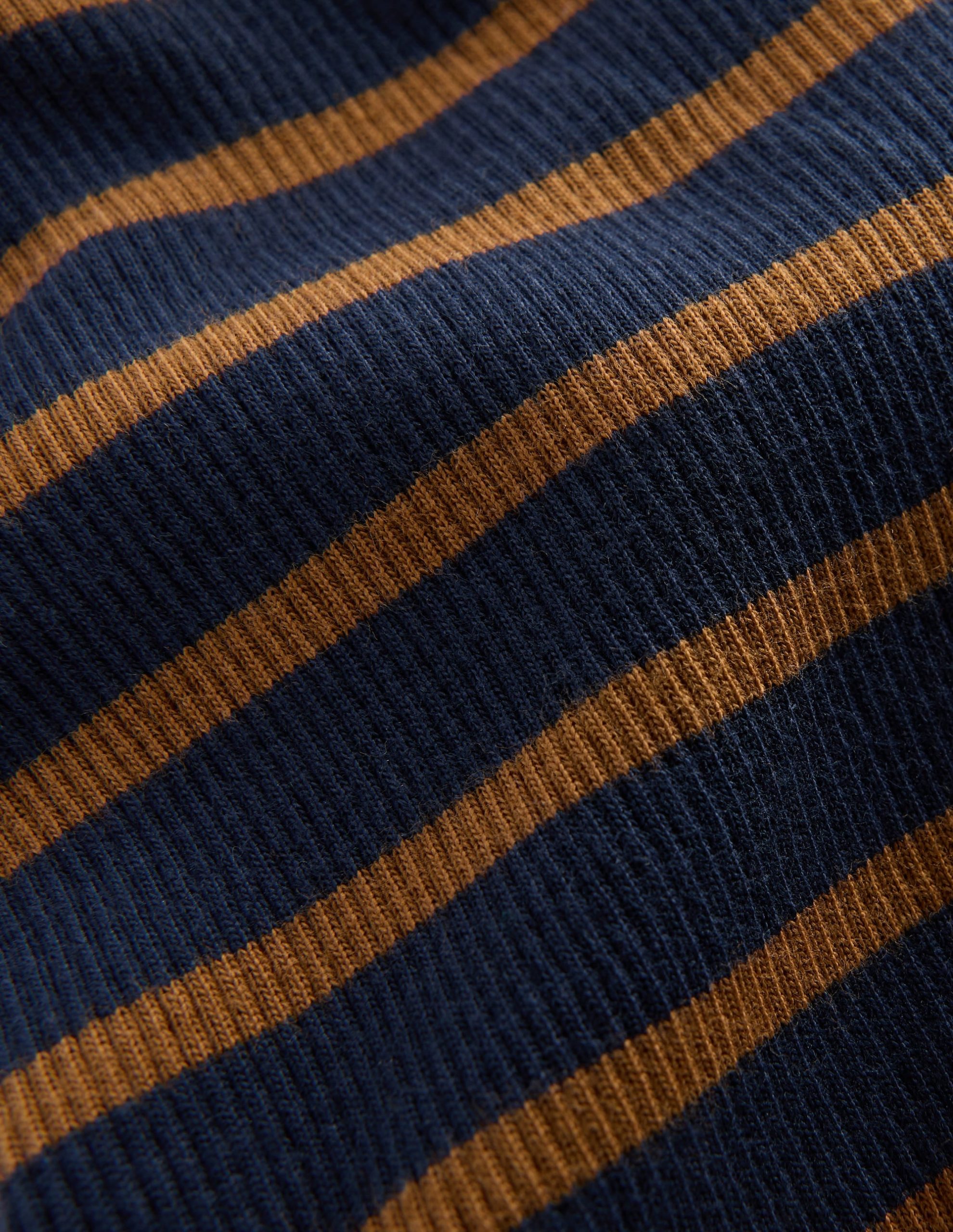 Ribbed Flared Leggings-Navy Stripe - Image 4