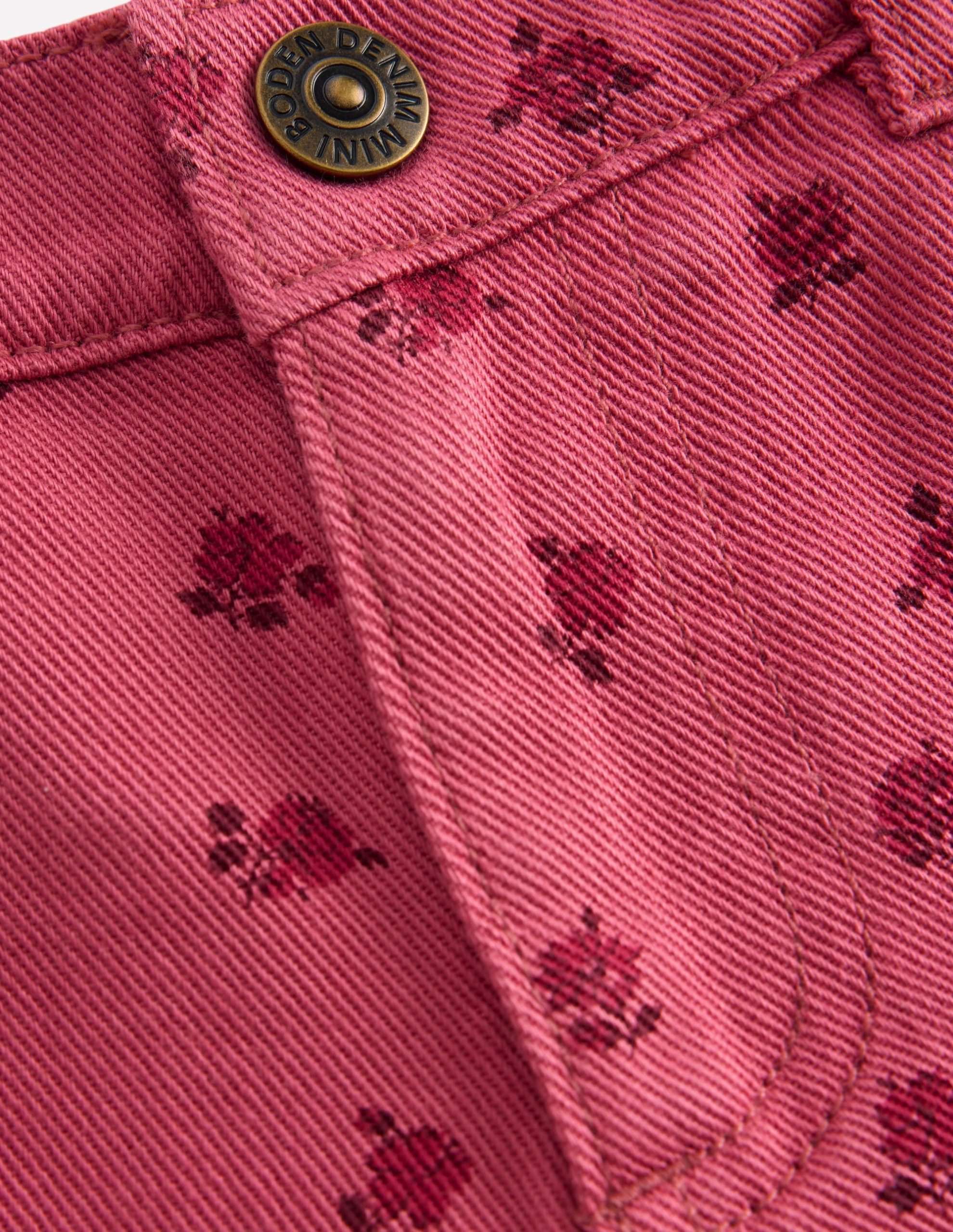 Kick Flare Jeans-Winter Blush Vintage Roses - Image 3