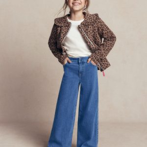 Wide Leg Jeans-Mid Vintage Denim