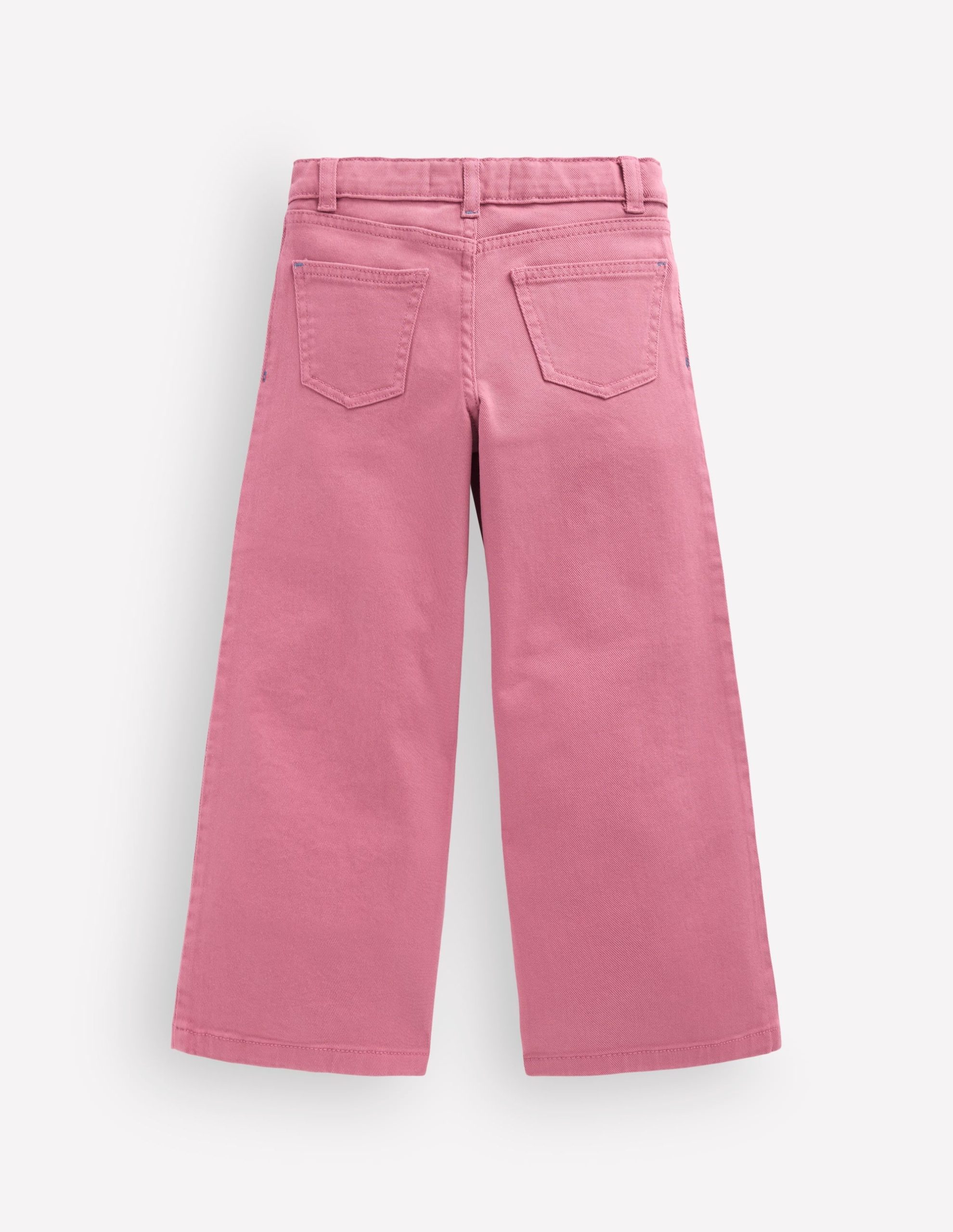 Wide Leg Jeans-Pink Heather - Image 3