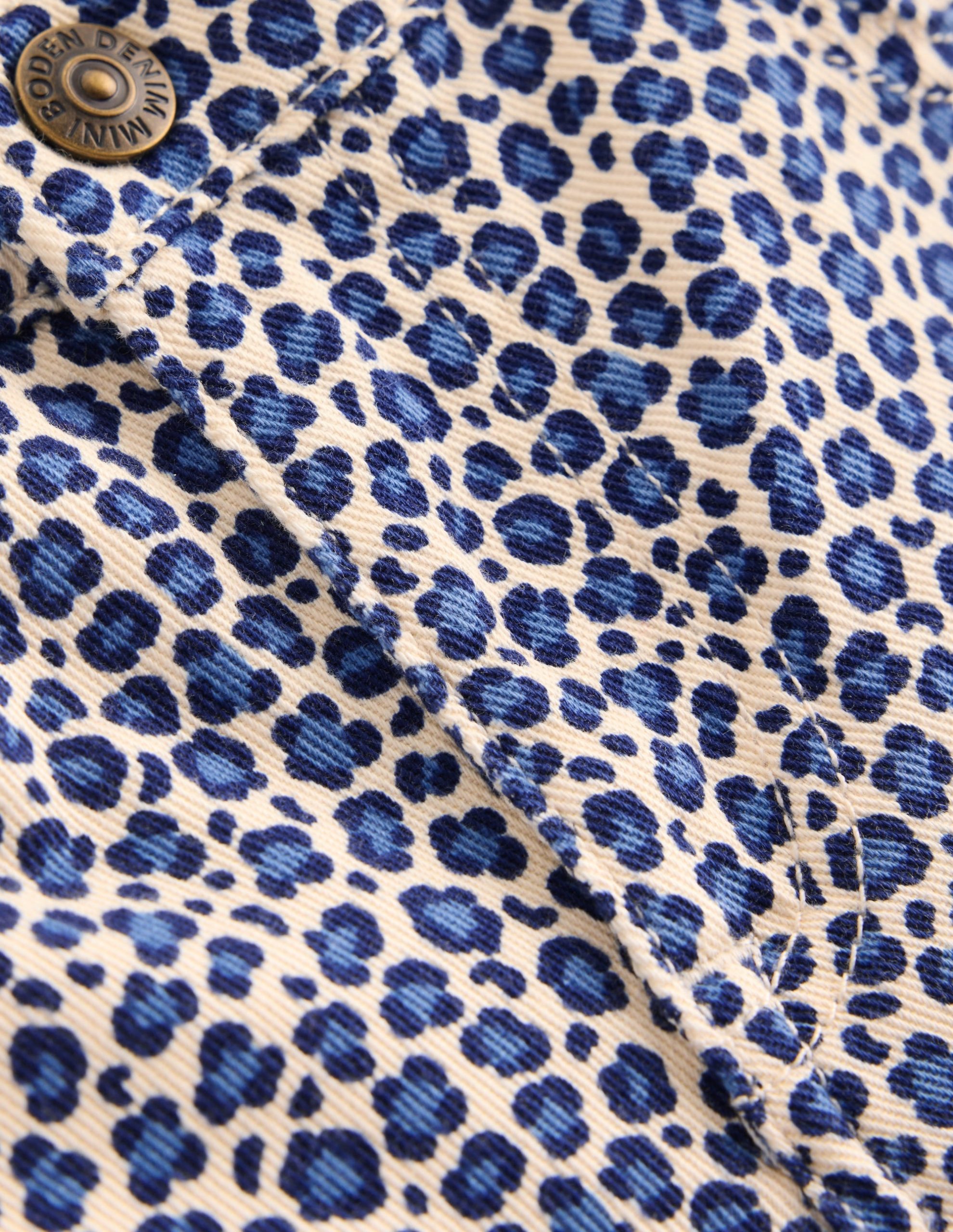 Wide Leg Jeans-Calico White/ Blue Leopard - Image 3