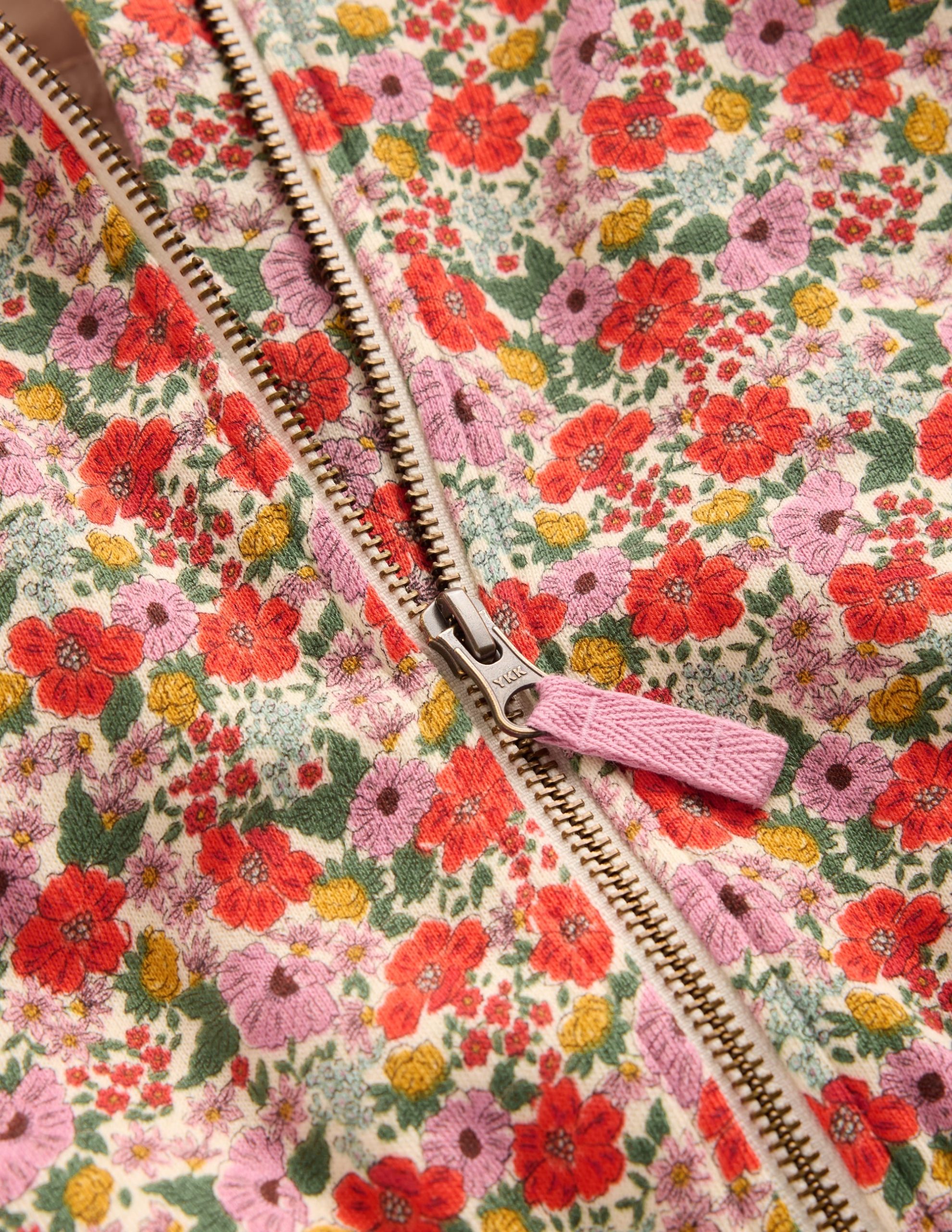 Fleece Lined Zip-Through-Floral - Image 3