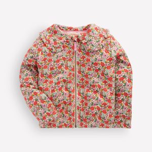 Fleece Lined Zip-Through-Floral