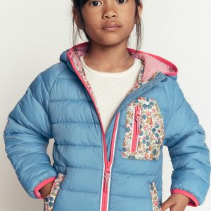 Pack-away Padded Jacket-Blue