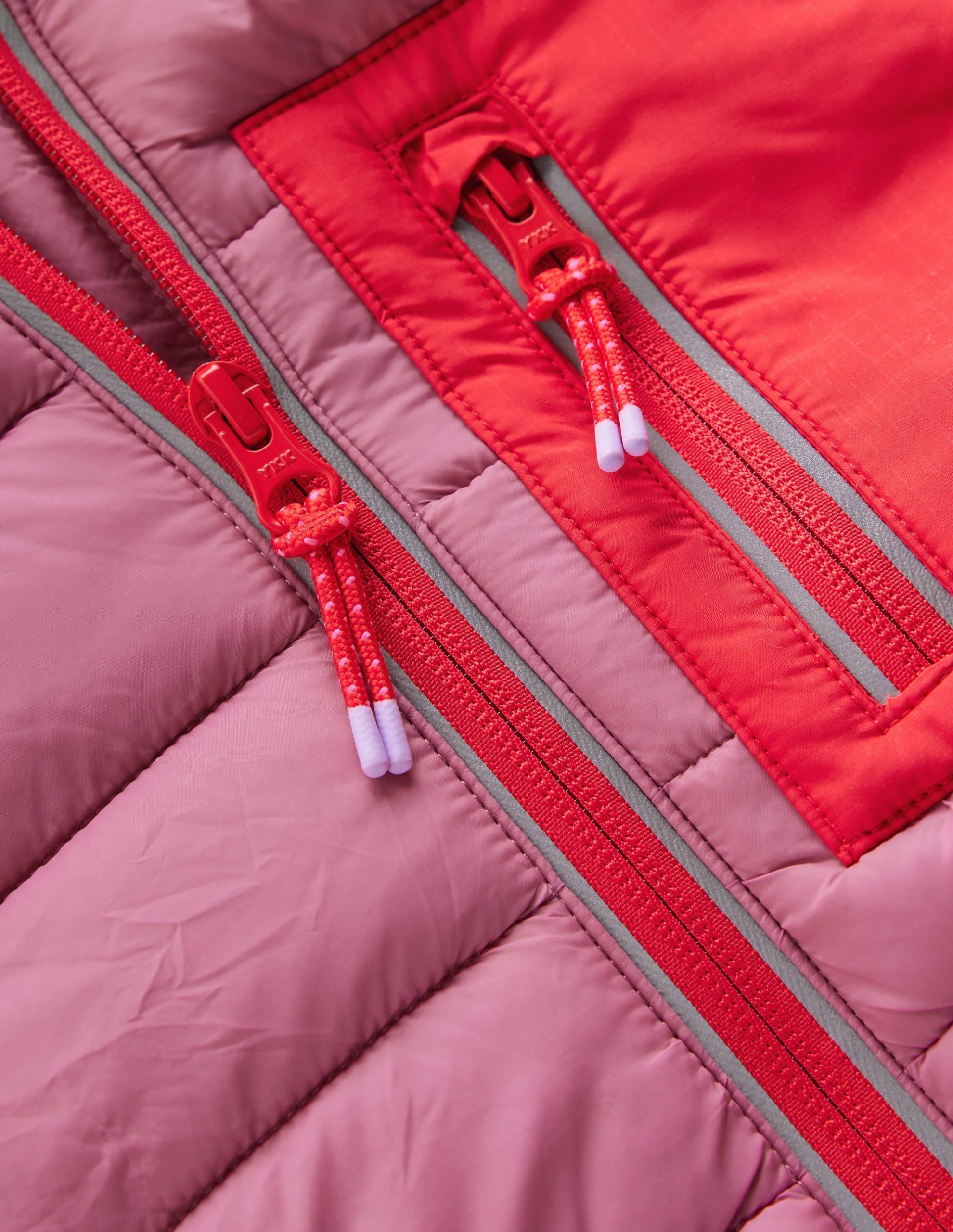 Pack-away Padded Jacket-Pink Heather - Image 5