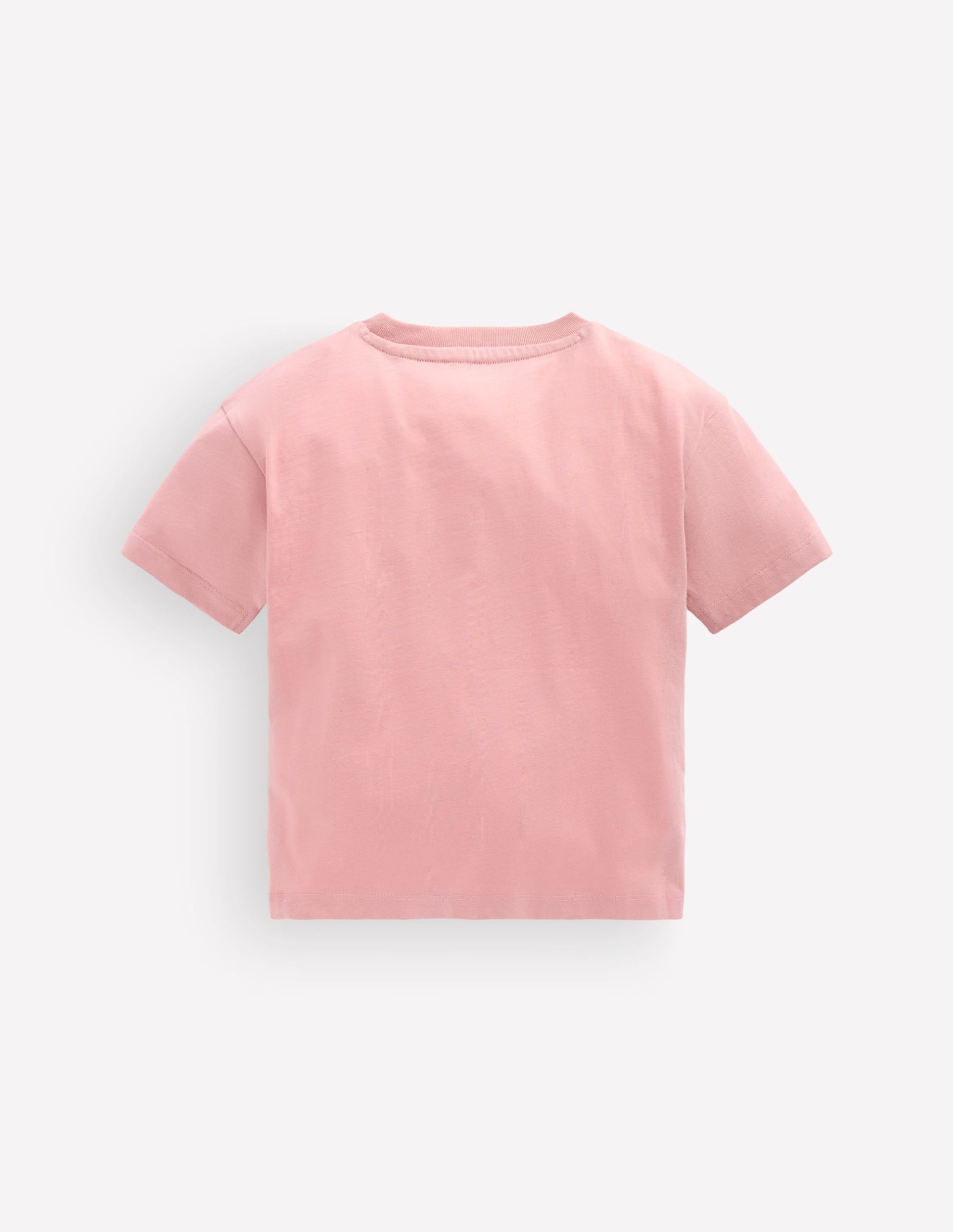 Short Sleeve Printed T-shirt-Pink Sausage Dog - Image 2