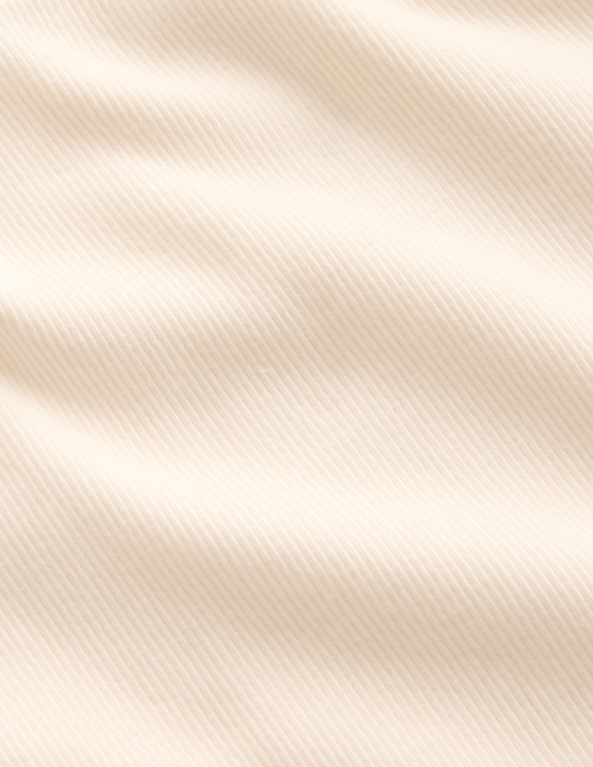 Ribbed Long Sleeve T-Shirt-Soft Ivory - Image 3