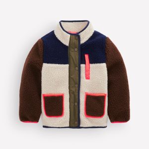 Fun Borg Mix Fleece-Brown Borg Mix
