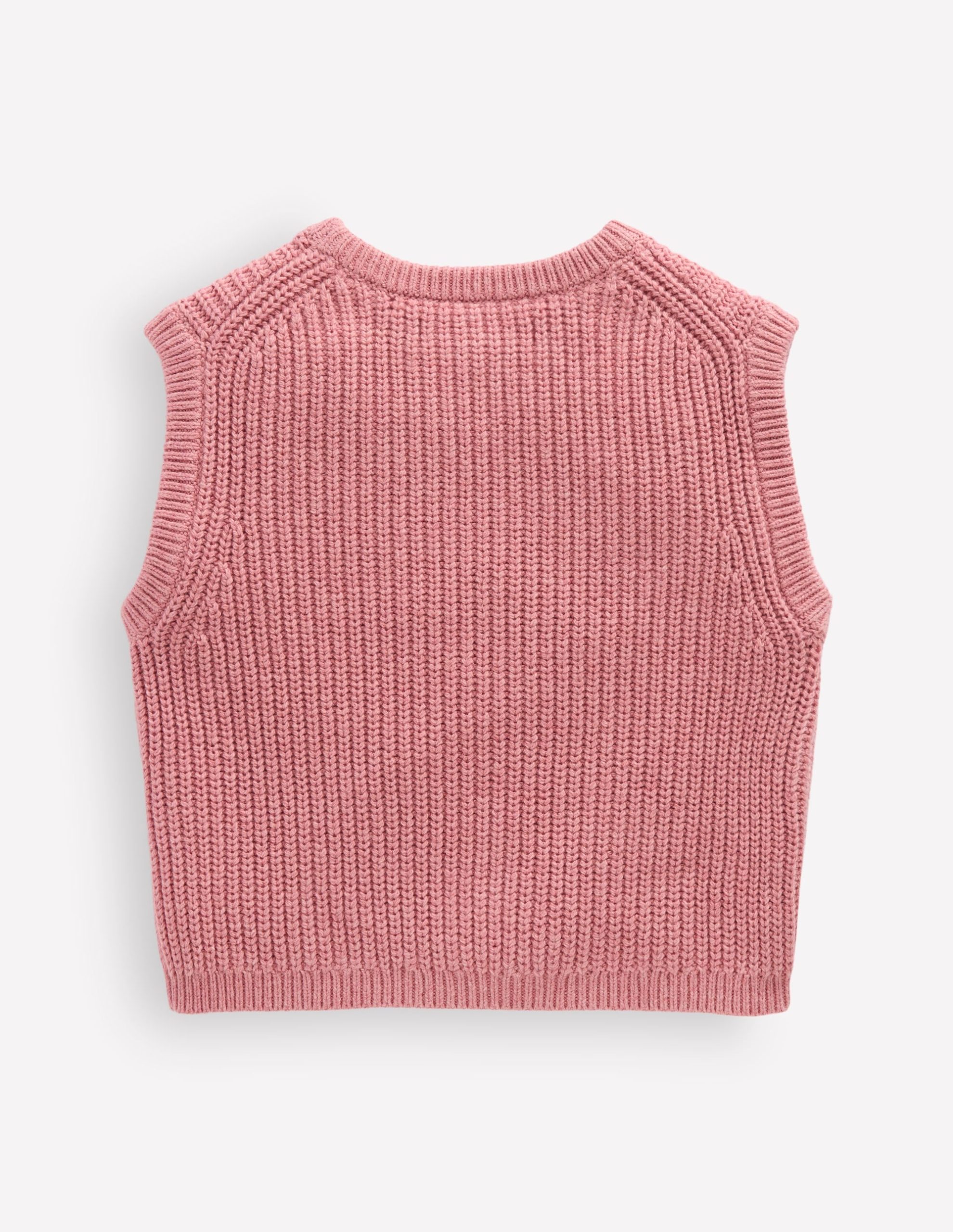 Knitted Vest-Pink - Image 4