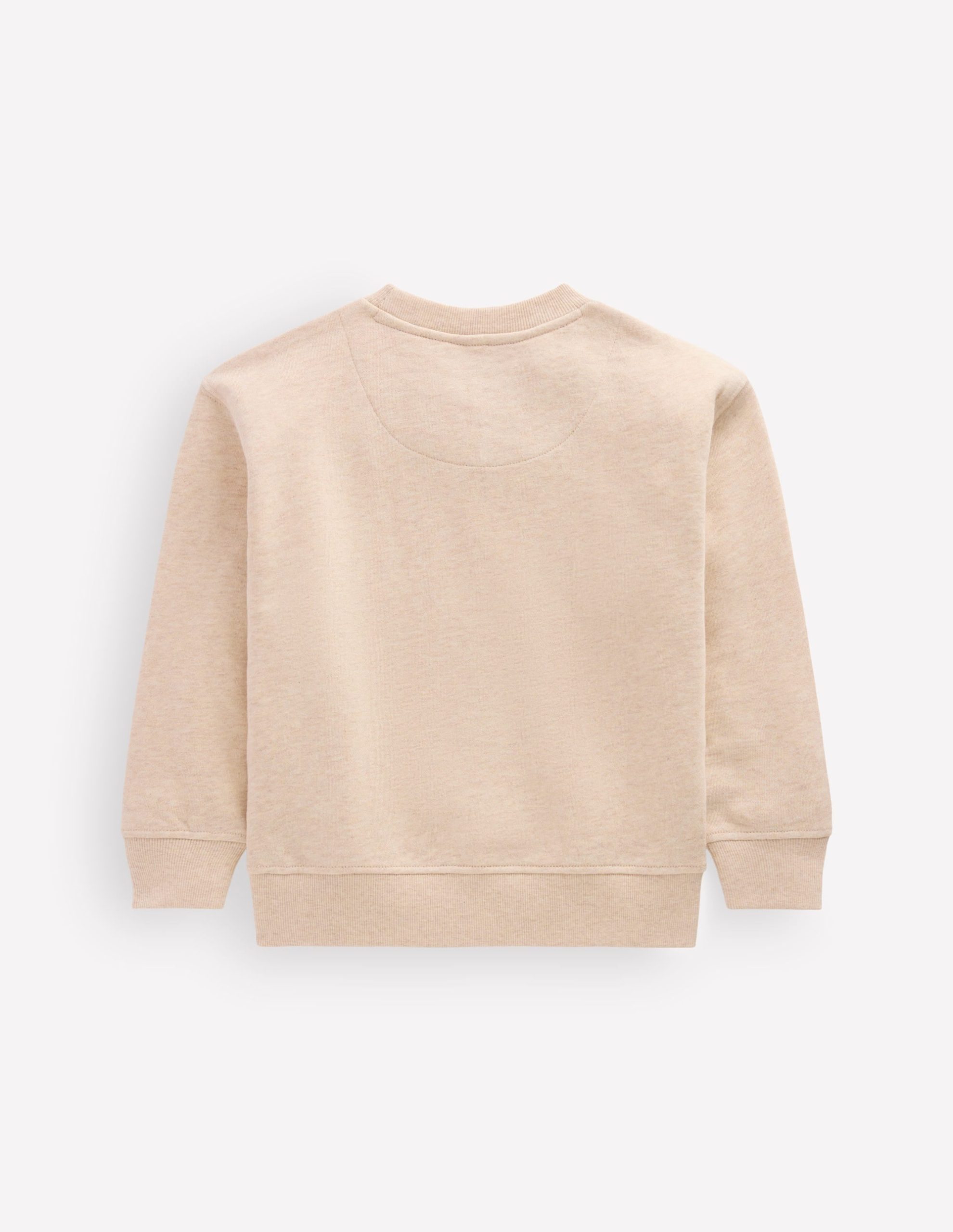 Relaxed Panel Sweatshirt-Oatmeal Marl Patchwork Floral - Image 2
