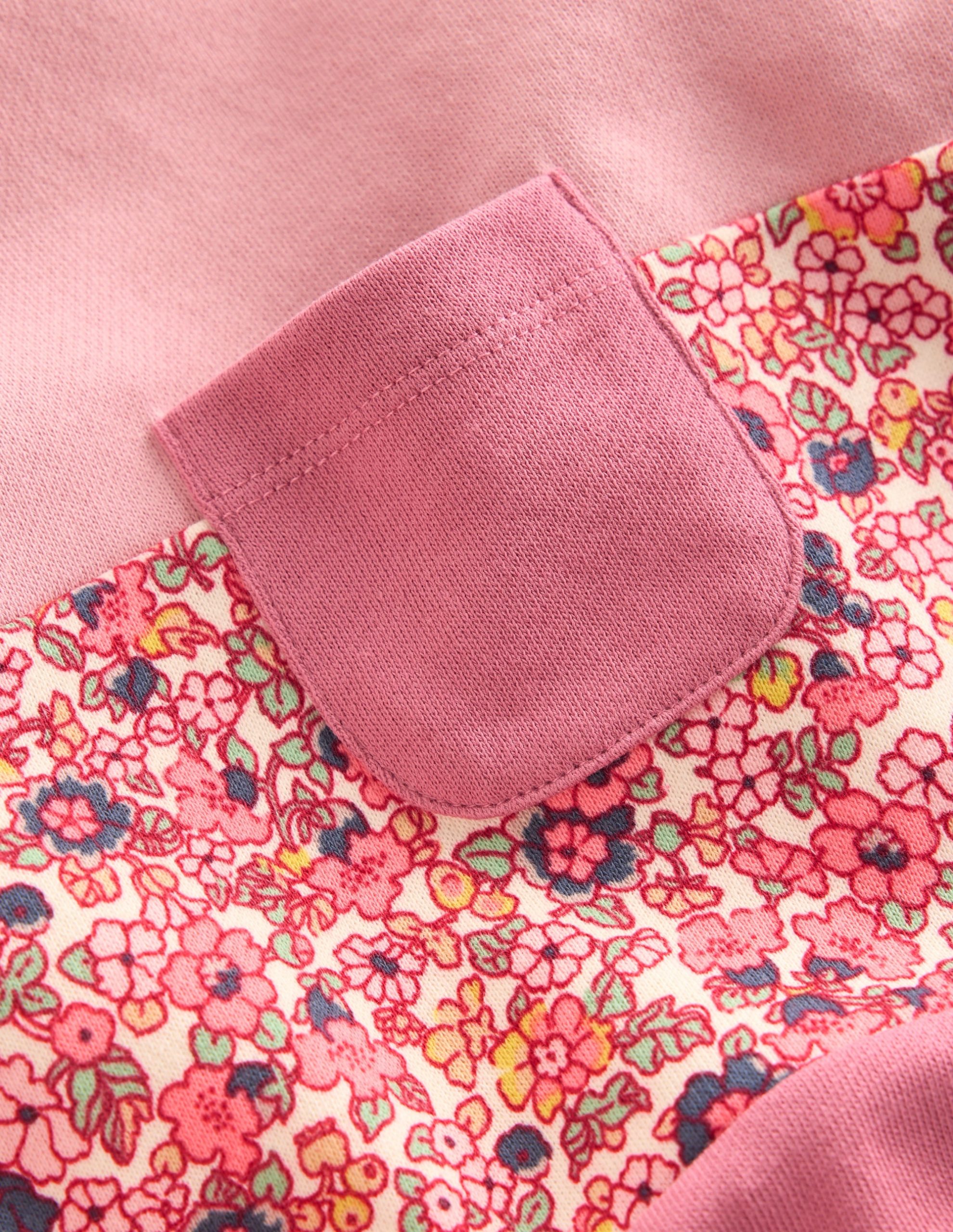 Relaxed Panel Sweatshirt-Formica Pink Floral - Image 3