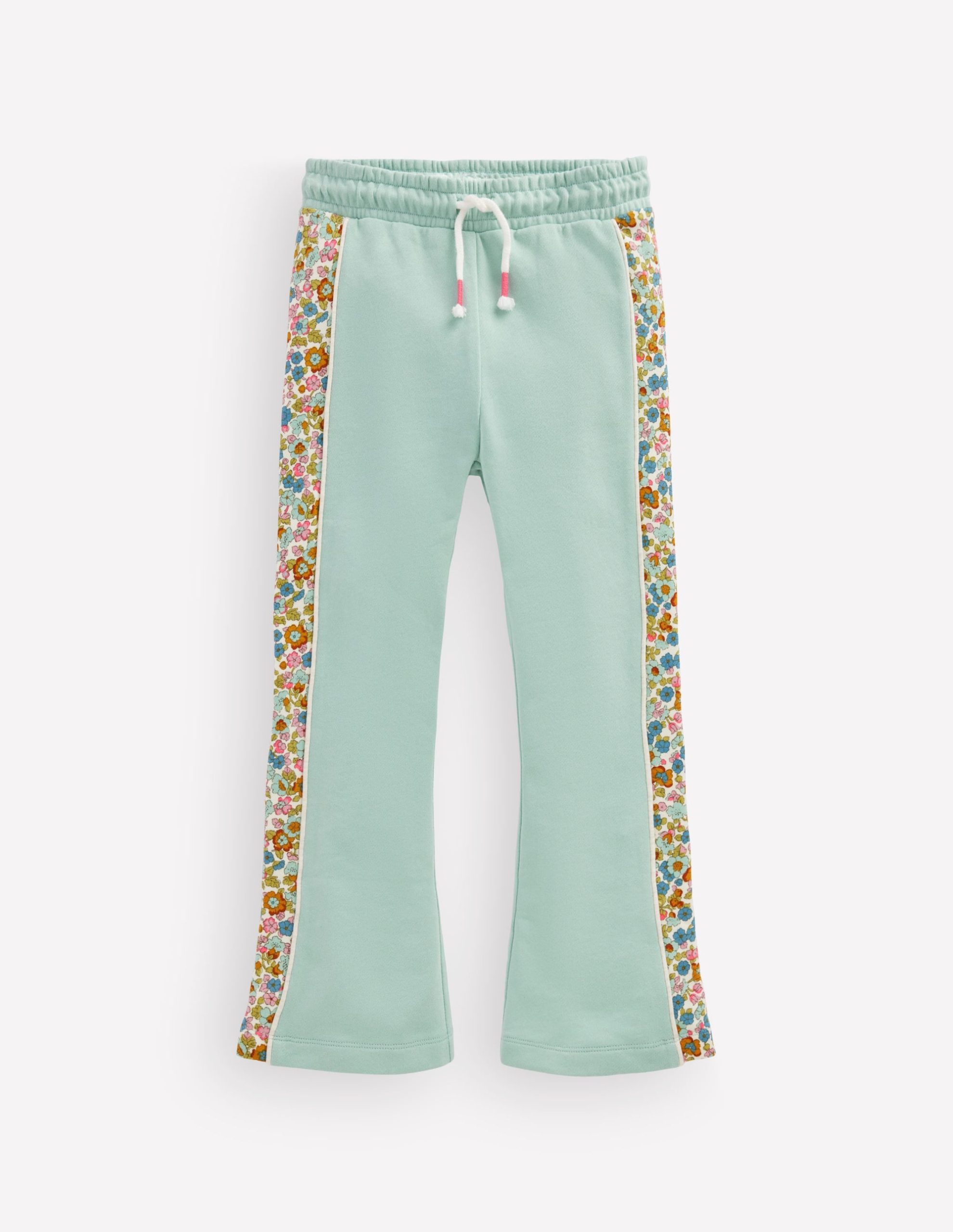 Kickflare Sweatpants-Cornish Blue Floral