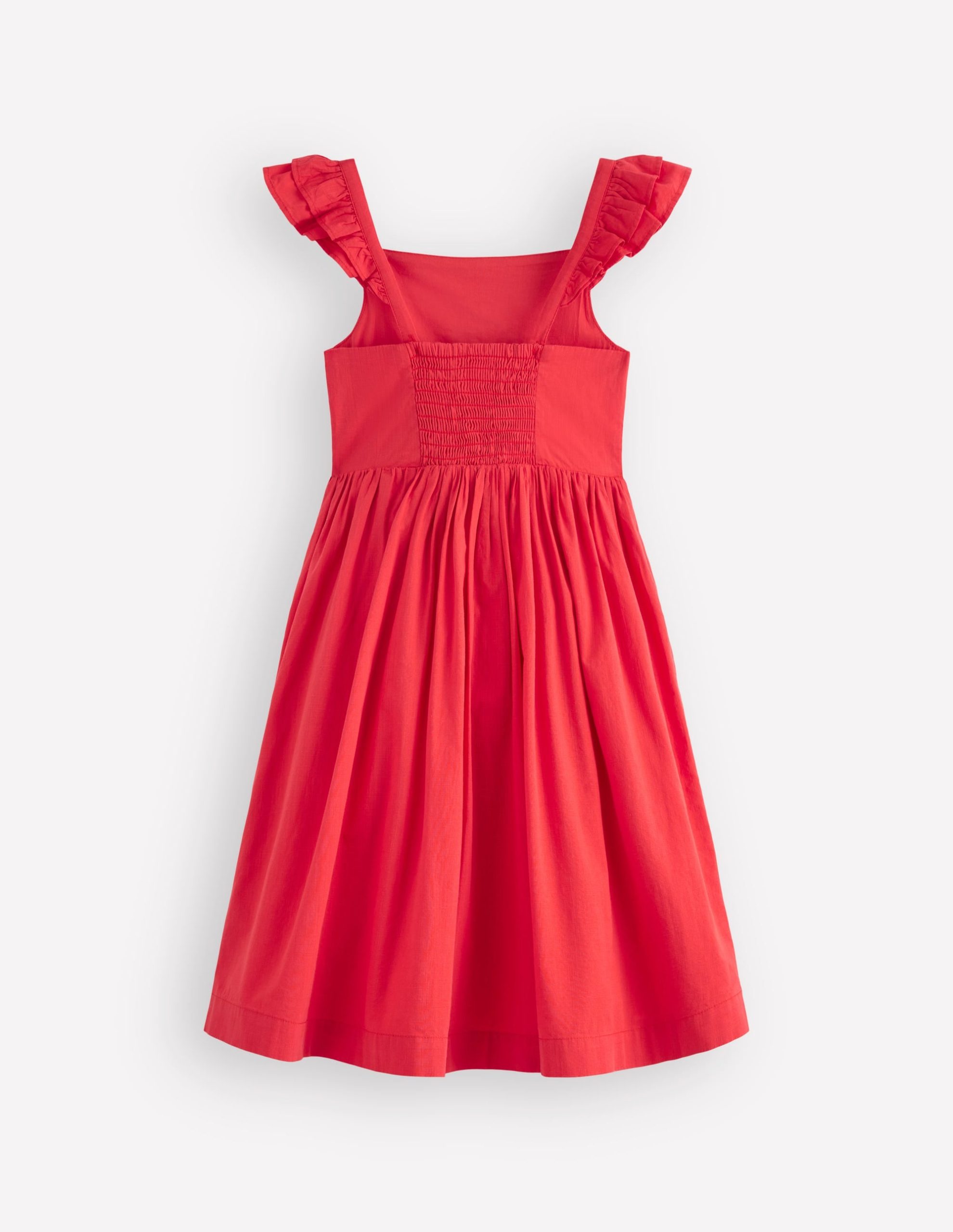 Annalisa Twirly Sundress-Spicy Red Embroidery - Image 2