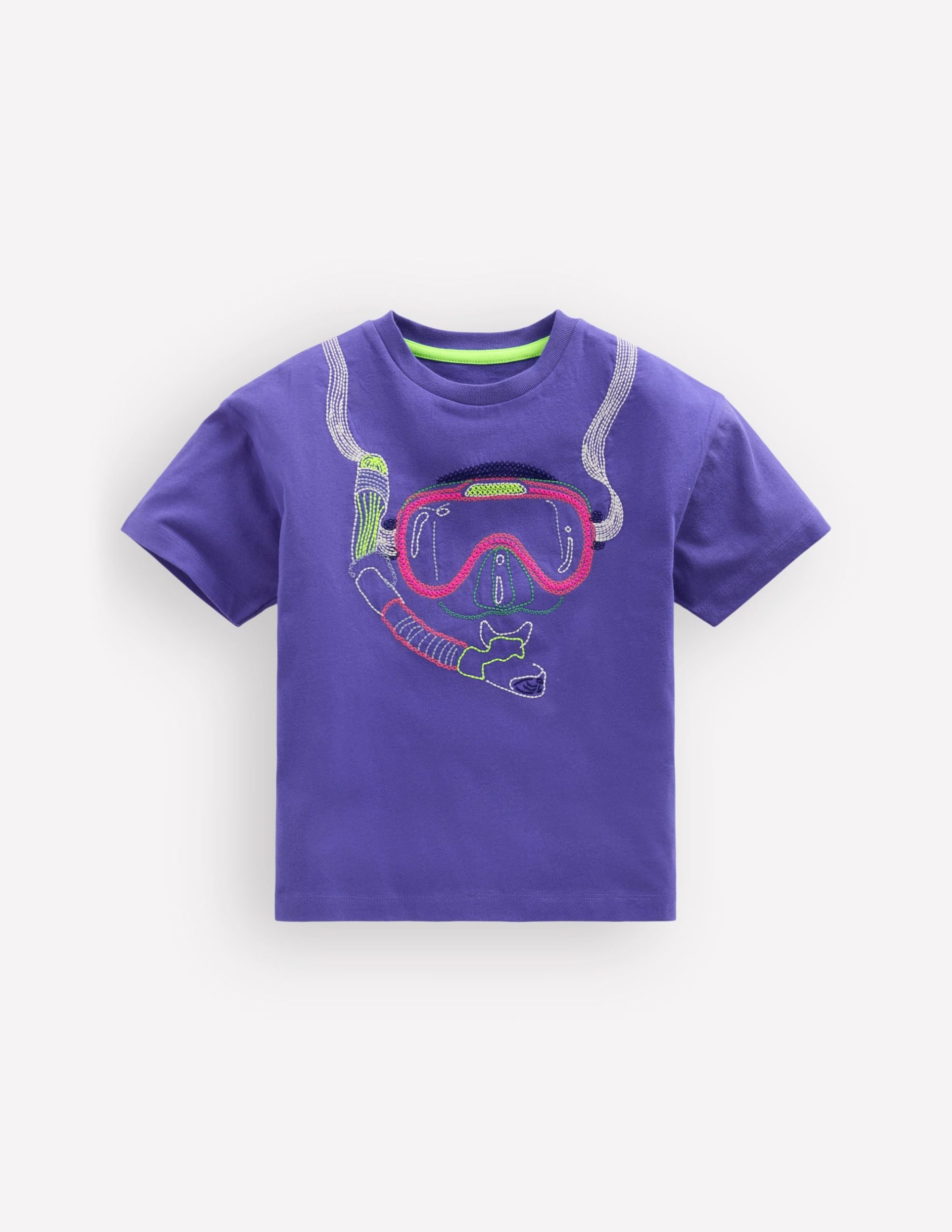 Easy Applique T-shirt-Wisteria Blue Snorkel